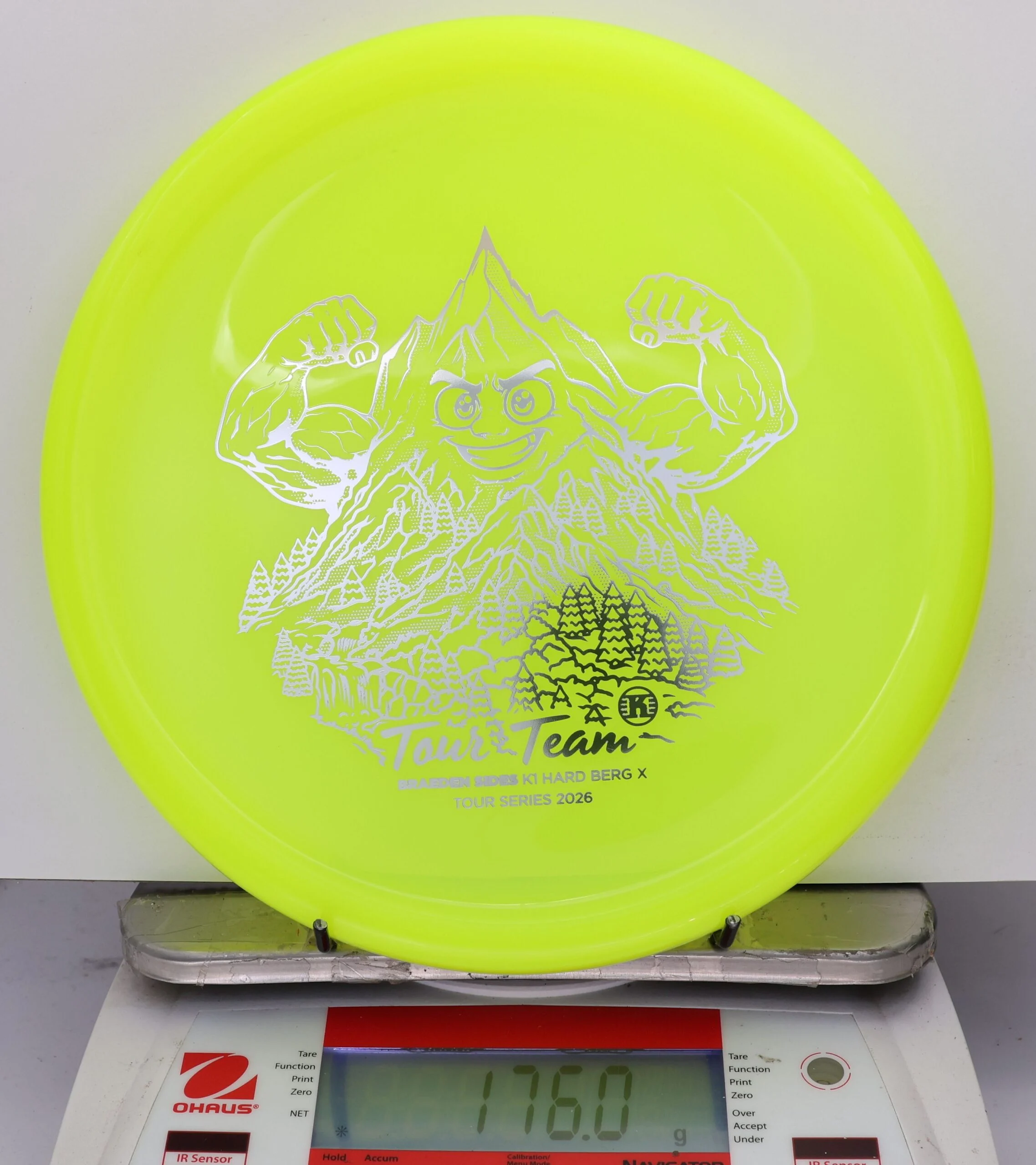 822390 K1 Hard Berg X, 2026 Braeden Sides Tour Series - #08 NYellow, 176