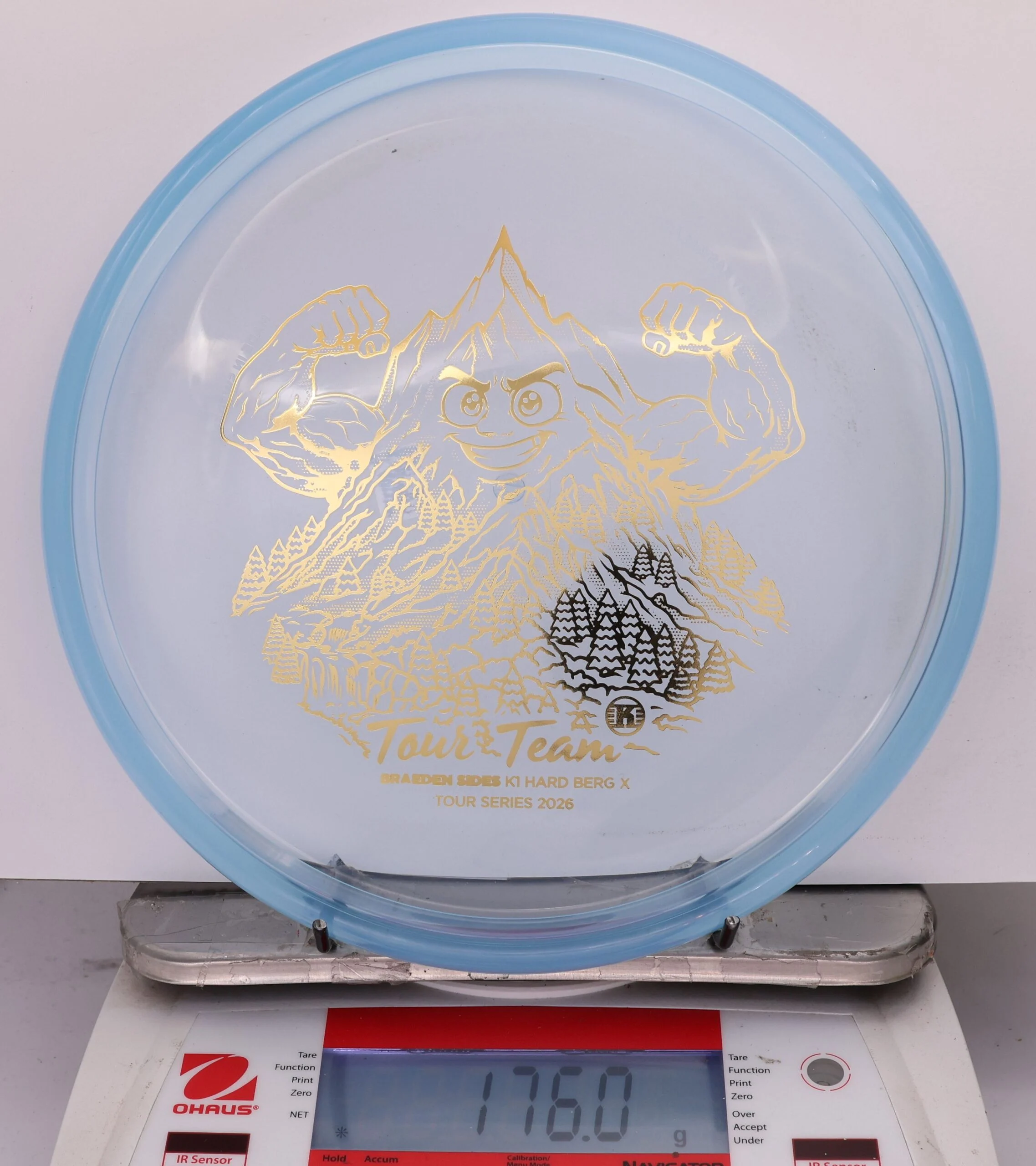822391 K1 Hard Berg X, 2026 Braeden Sides Tour Series - #09 Clear Blue, 176