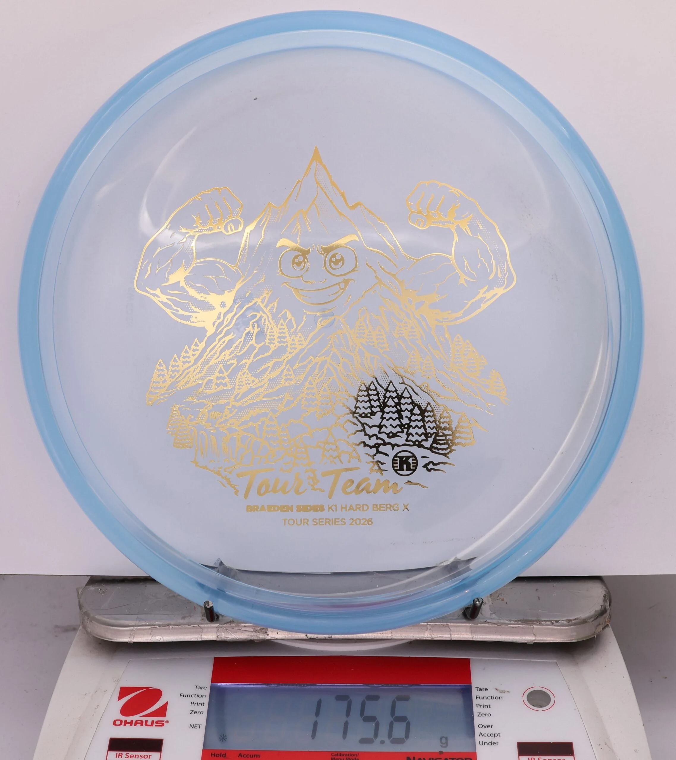822394 K1 Hard Berg X, 2026 Braeden Sides Tour Series - #12 Clear Blue, 176