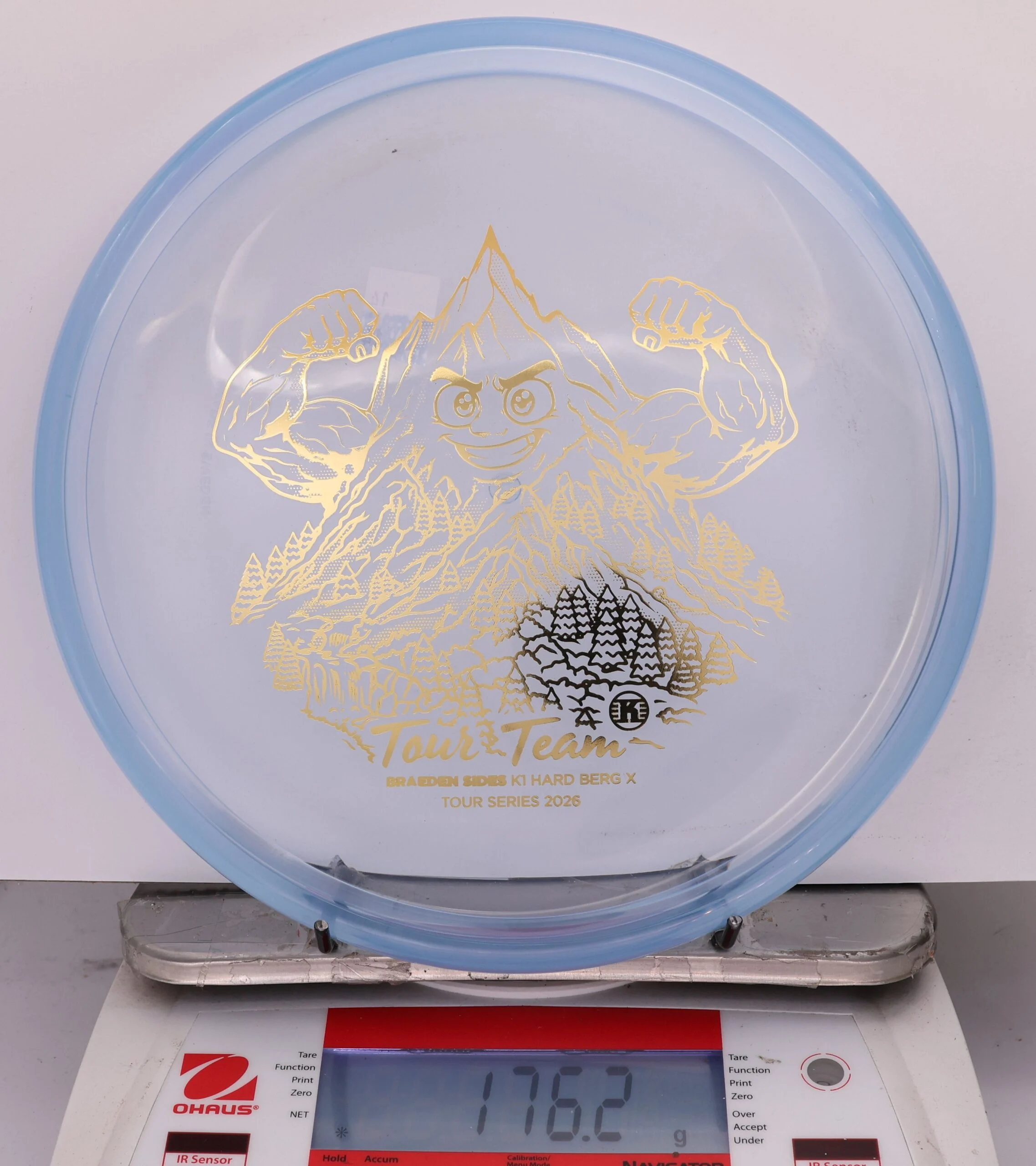822410 K1 Hard Berg X, 2026 Braeden Sides Tour Series - #14 Clear Blue, 176