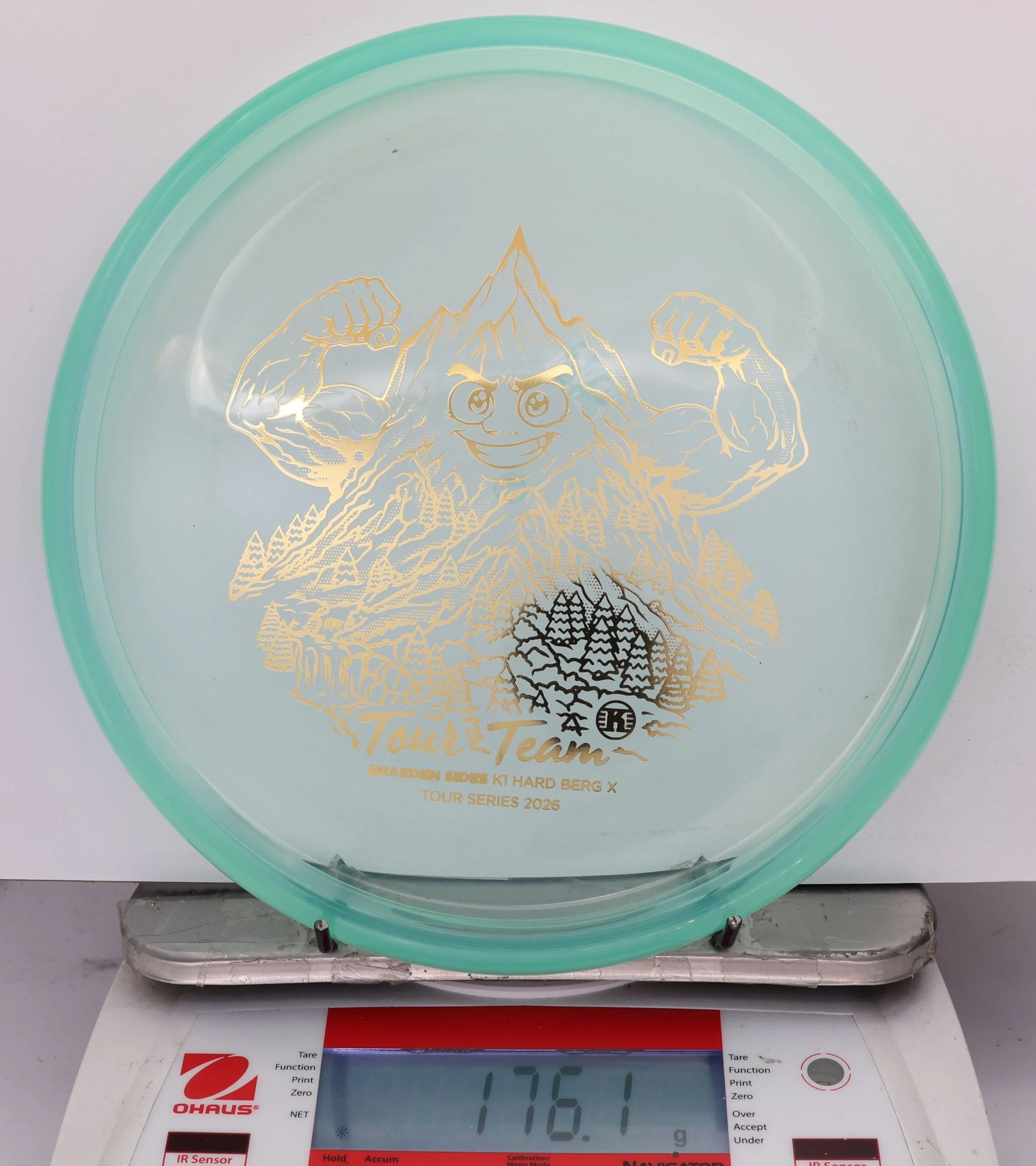 822412 K1 Hard Berg X, 2026 Braeden Sides Tour Series - #16 Teal, 176