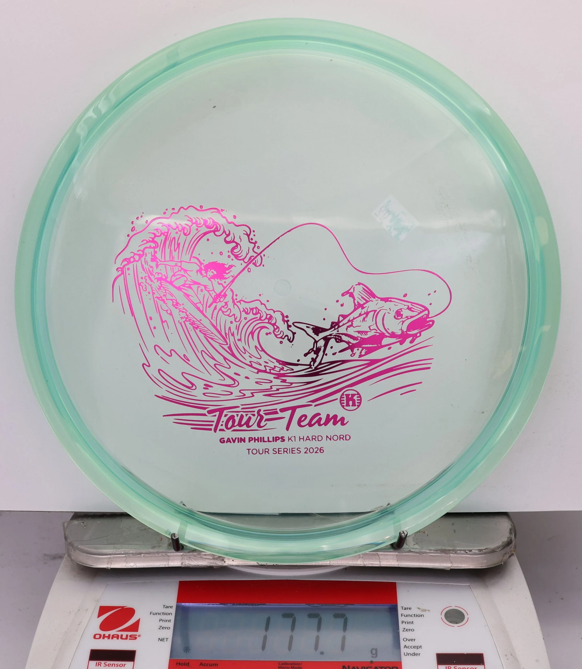 822465 K1 Hard Nord, 2026 Gavin Phillips Tour Series - #09 Clear Teal, 178