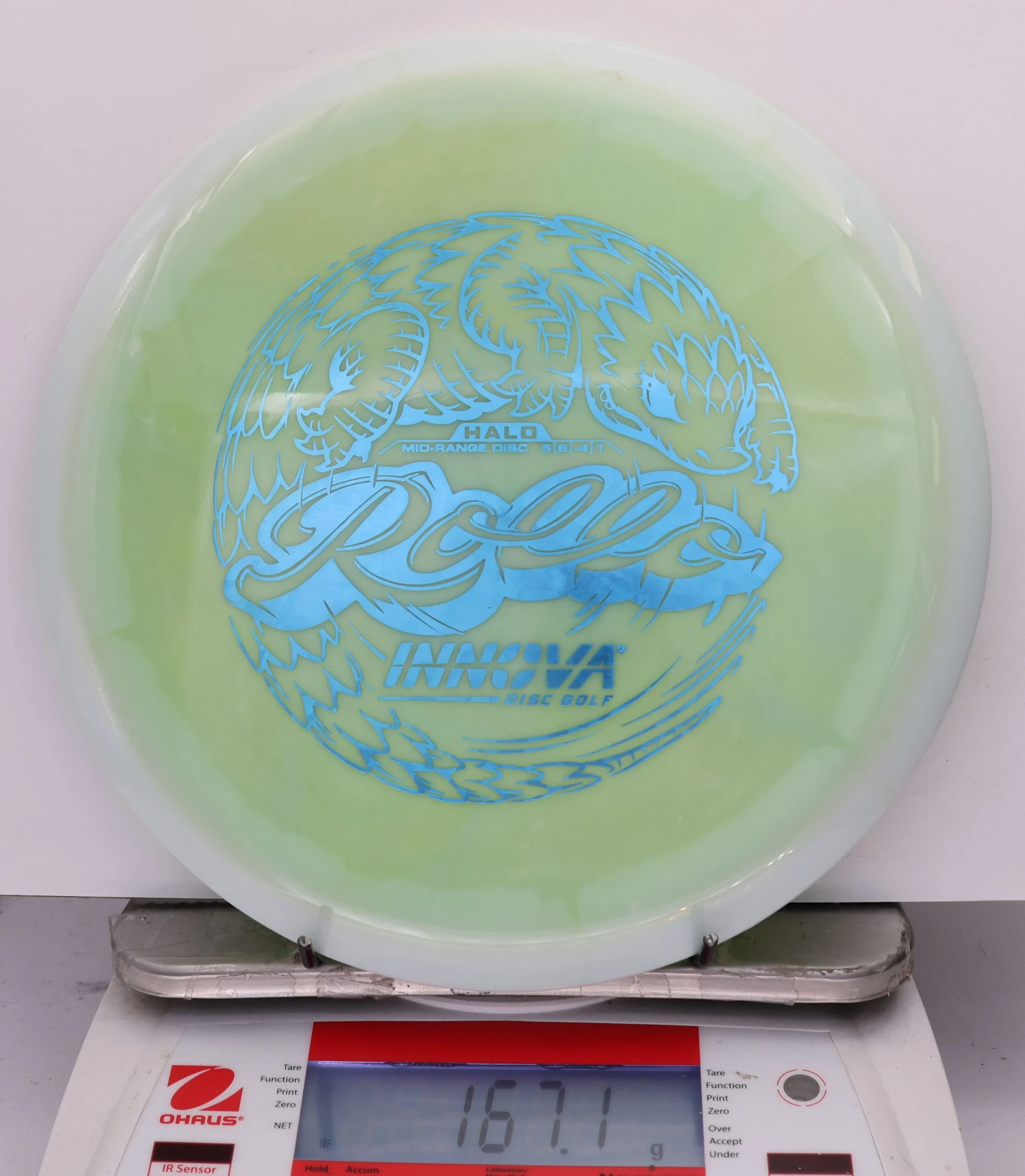 824200 Halo Star Rollo - #682 White-LtGreen, 167