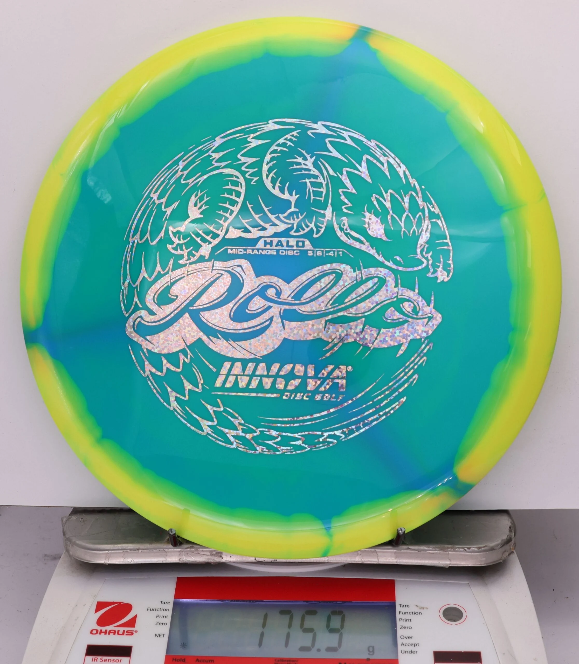 824202 Halo Star Rollo - #684 Yellow-Teal, 176