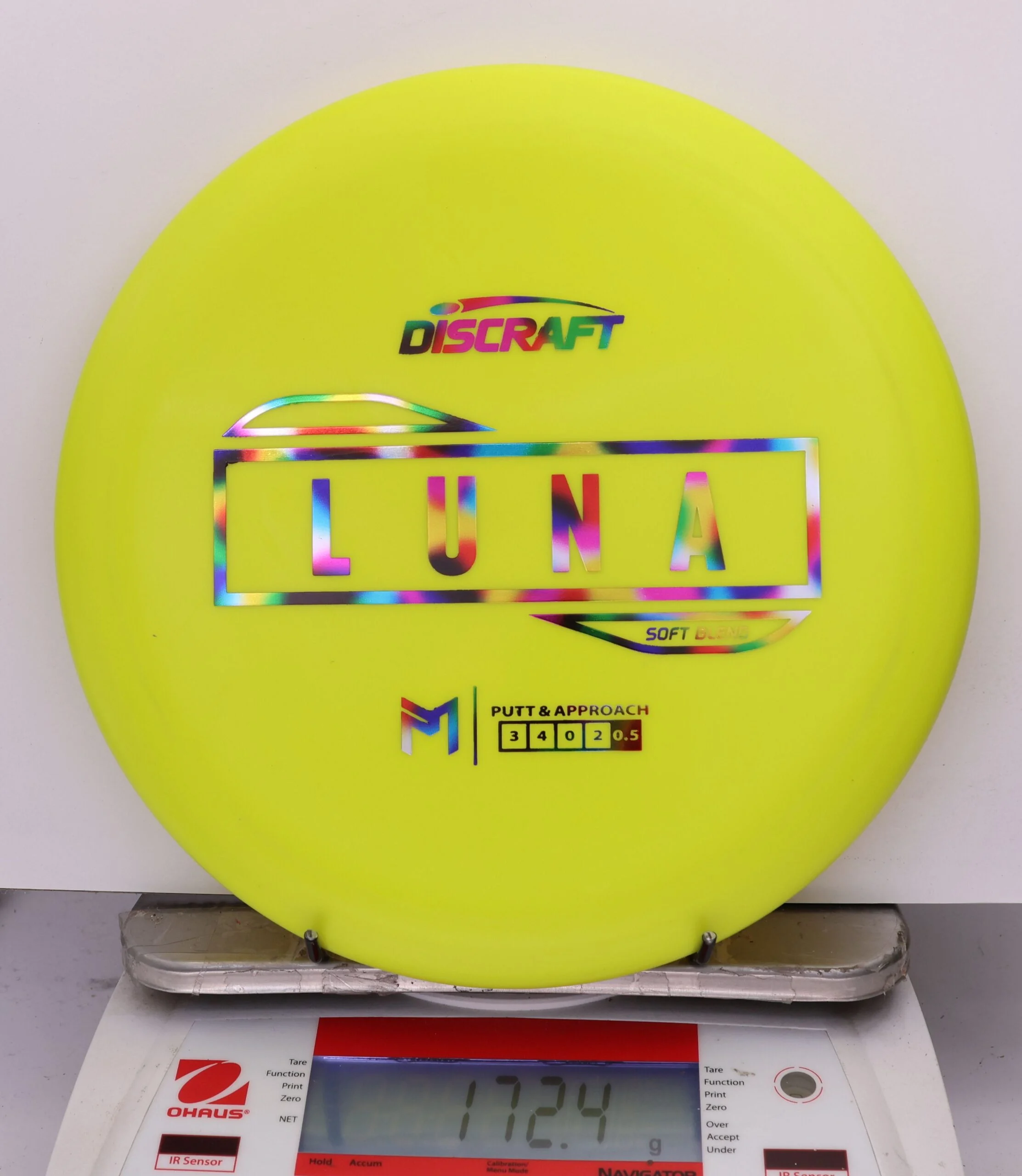 825292 Putter Line Soft Luna, Paul McBeth - #252 Yellow, 172