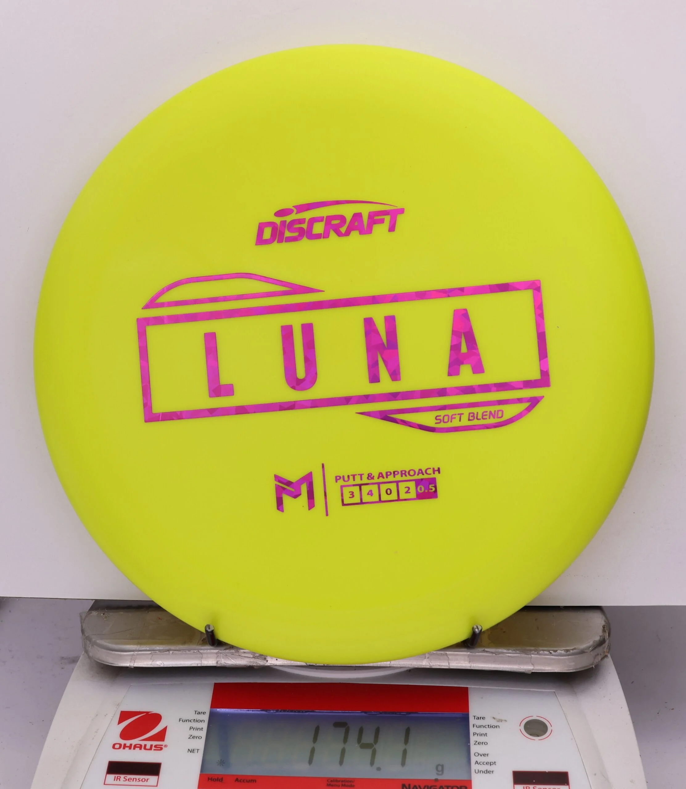 825329 Putter Line Soft Luna, Paul McBeth - #258 Yellow, 174