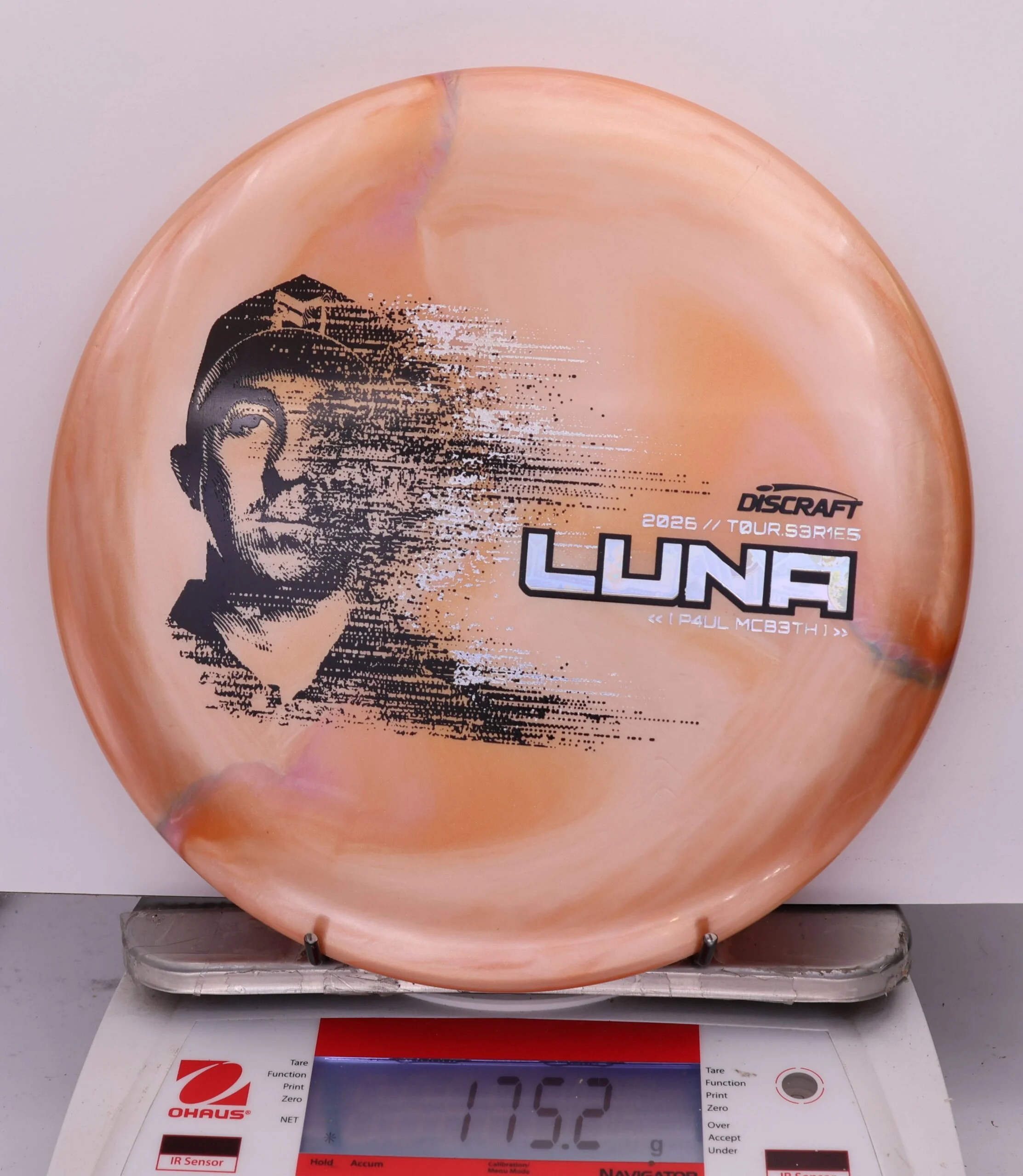 825996 Big Z Titanium Luna, Paul McBeth 2026 Tour Series - #258 LtOrange, 175