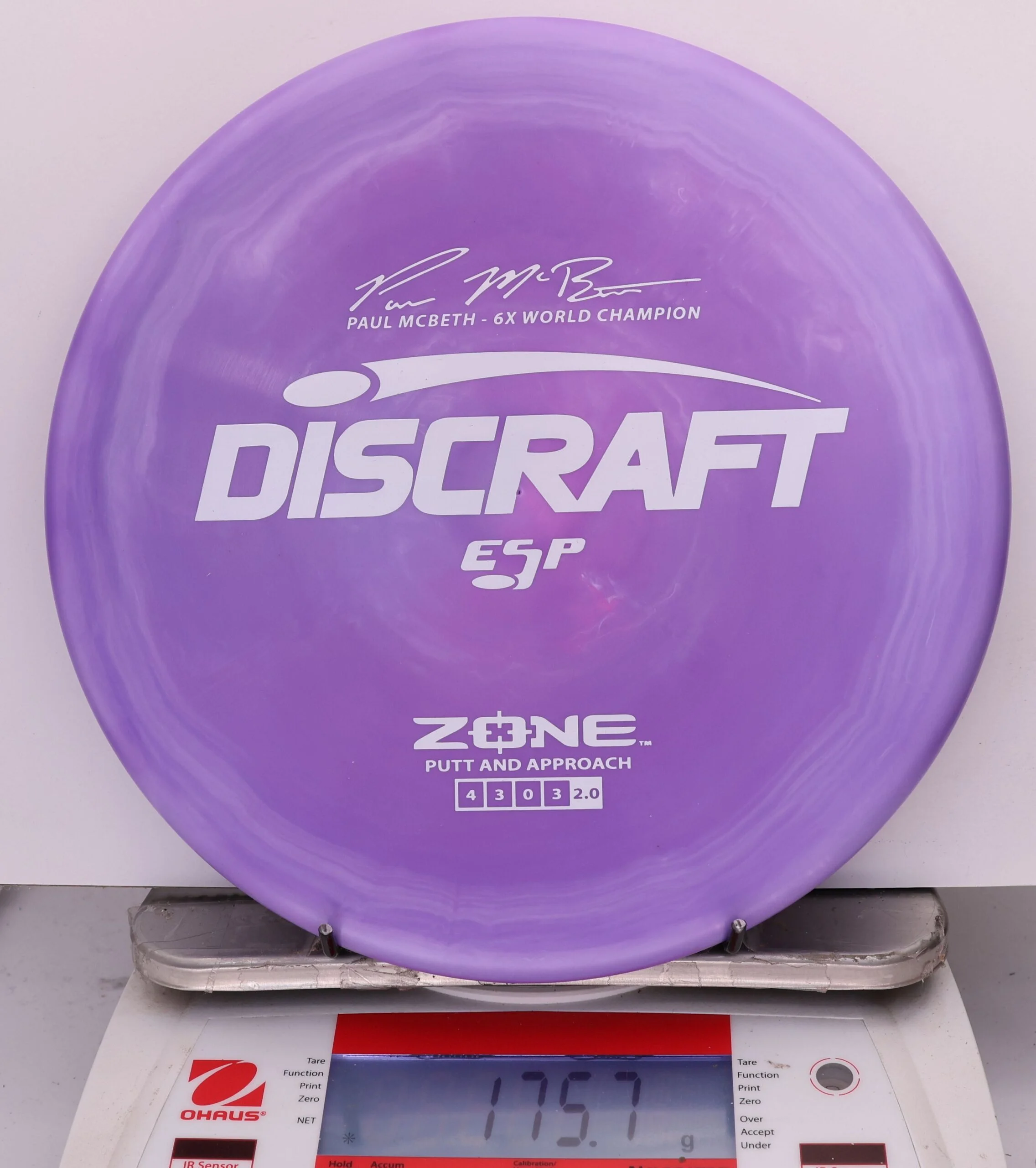 827102 ESP Zone, Paul McBeth 6X - #260 Purple, 176