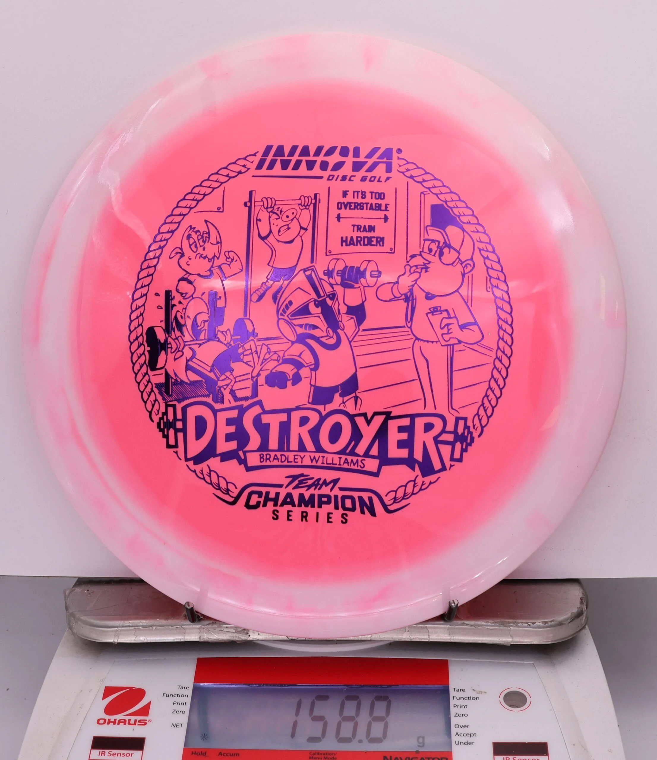 835021 Halo Star "Baby" Destroyer, Bradley Williams 2026 Tour Series - #07 White-Pink, 159