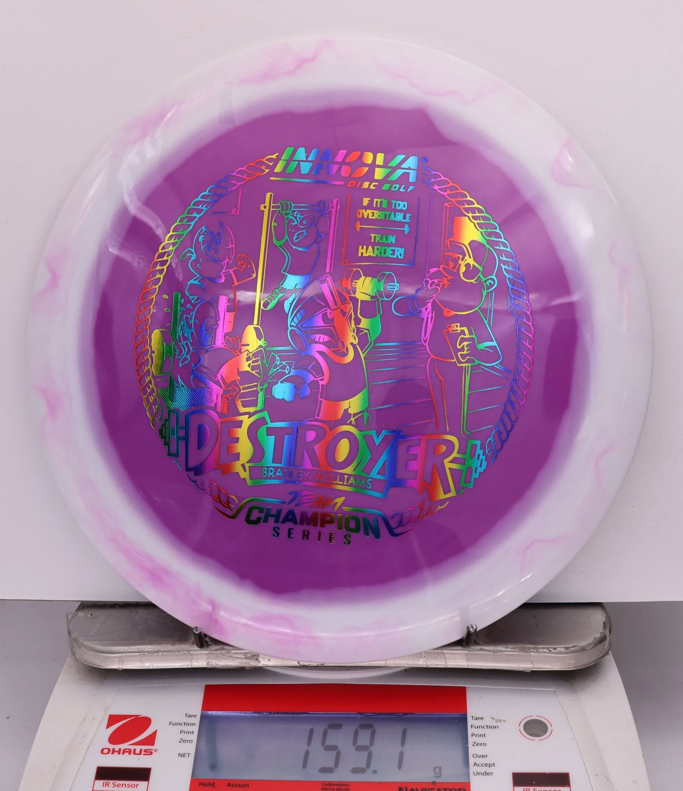835116 Halo Star "Baby" Destroyer, Bradley Williams 2026 Tour Series - #21 White-Purple, 159