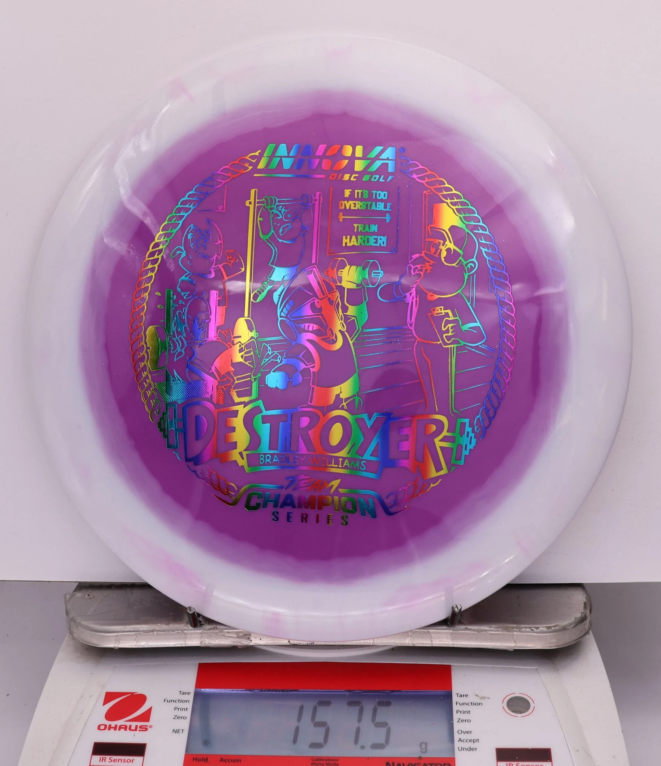 835117 Halo Star "Baby" Destroyer, Bradley Williams 2026 Tour Series - #22 White-Purple, 158
