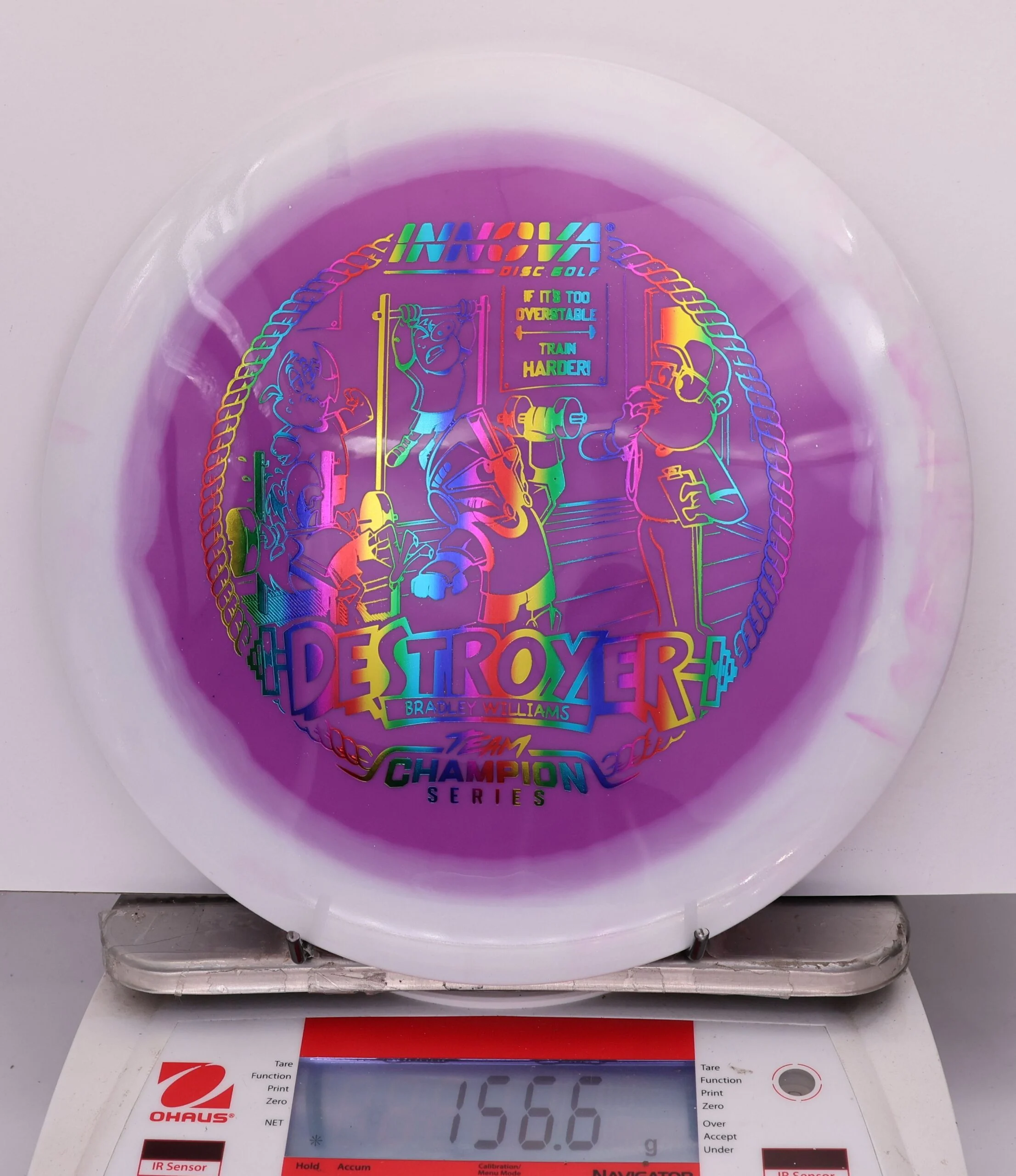 835118 Halo Star "Baby" Destroyer, Bradley Williams 2026 Tour Series - #23 White-Purple, 157