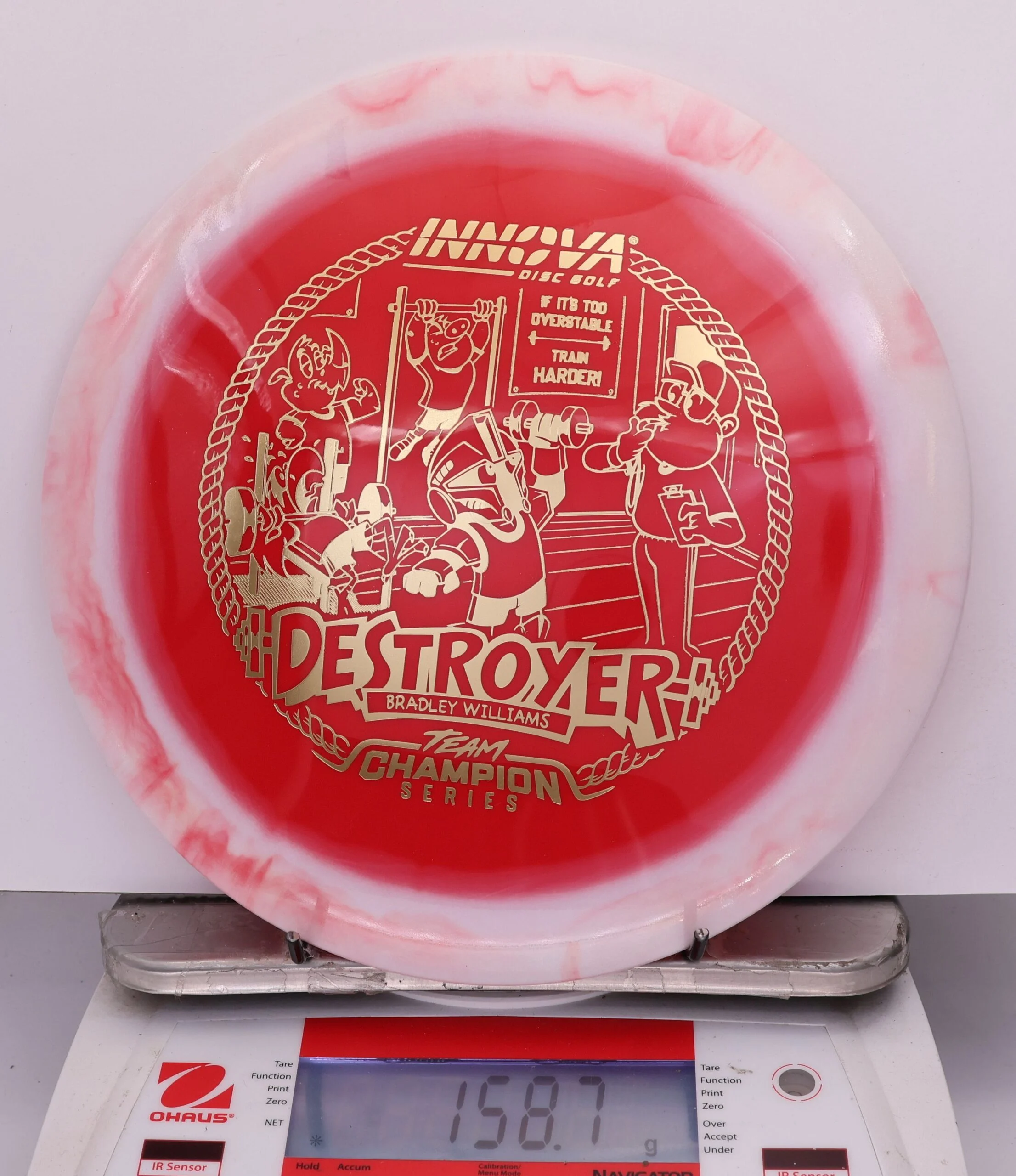 835180 Halo Star "Baby" Destroyer, Bradley Williams 2026 Tour Series - #31 White-Red, 159
