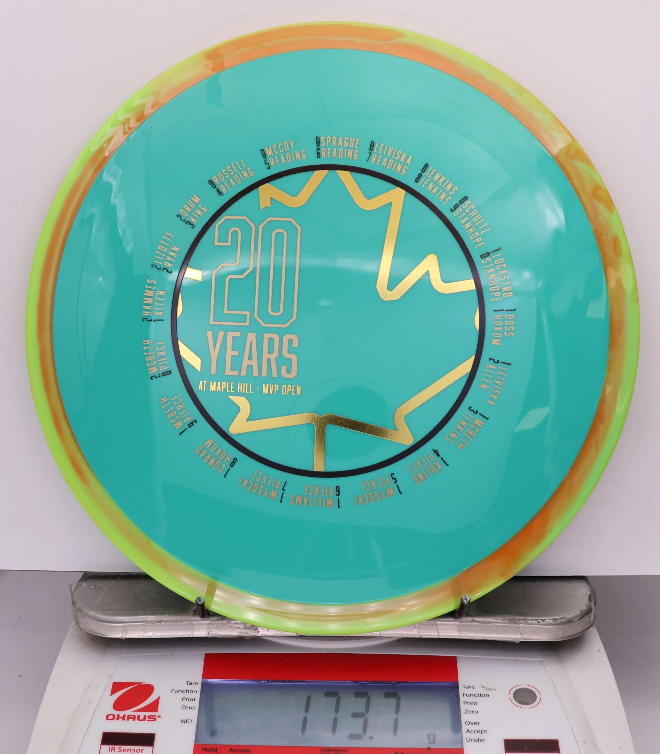 835783 ORIGINAL Simon Line Neutron Time-Lapse, 20 Years at Maple Hill - #06 OrngGrello-Teal, 174