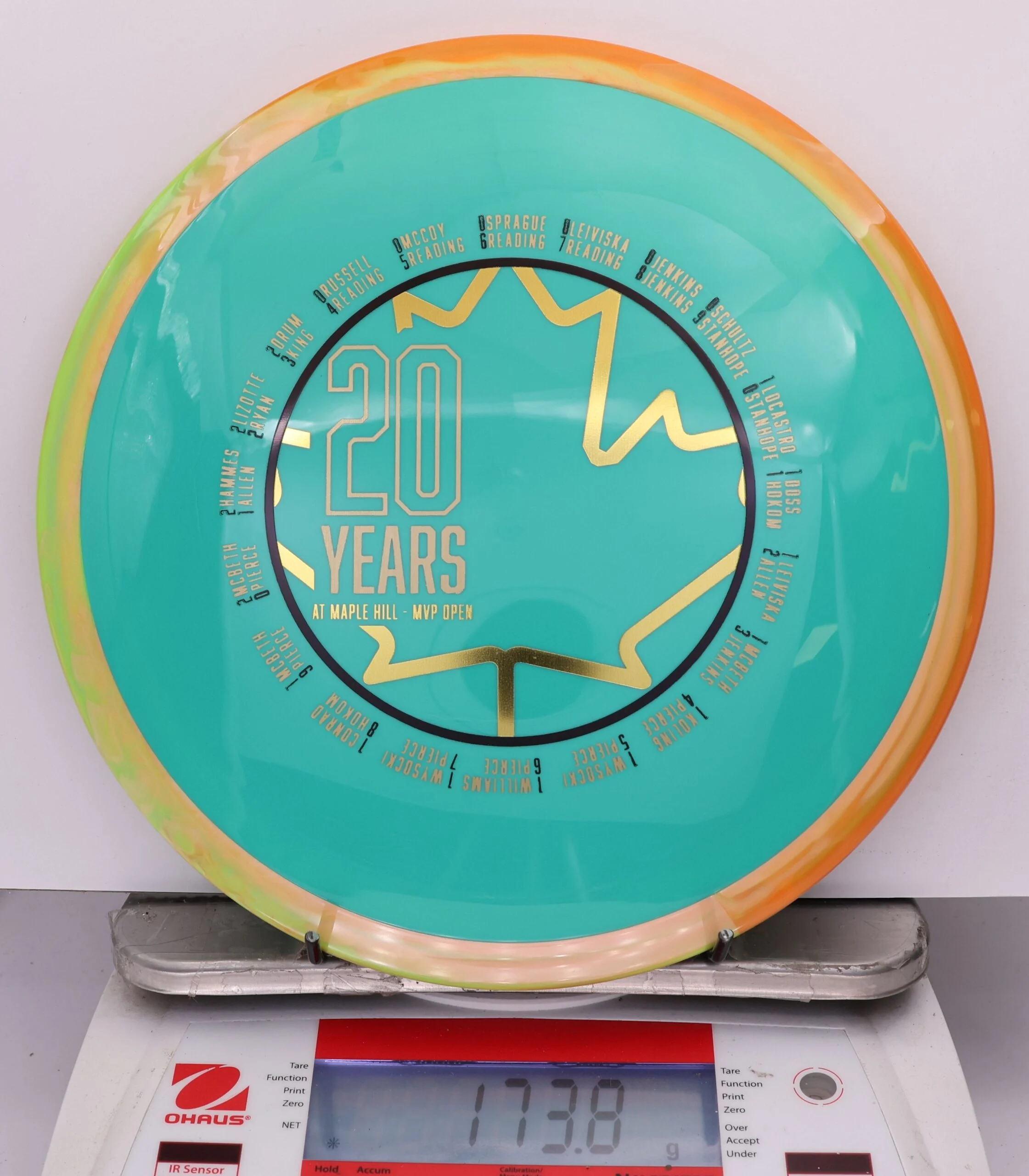 835813 ORIGINAL Simon Line Neutron Time-Lapse, 20 Years at Maple Hill - #07 OrangeGrello-Teal, 174