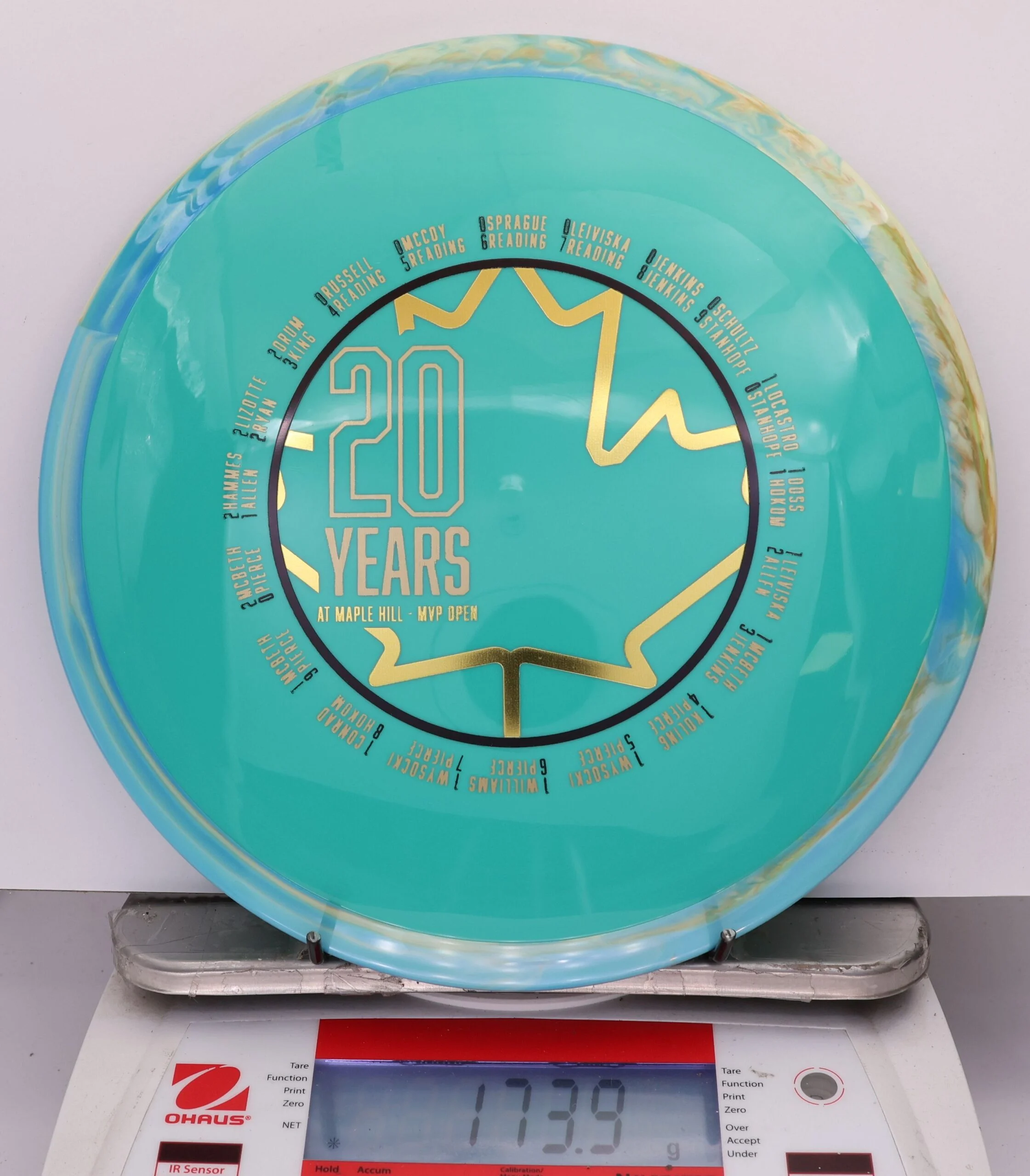 835814 ORIGINAL Simon Line Neutron Time-Lapse, 20 Years at Maple Hill - #08 BlueTan-Teal, 174