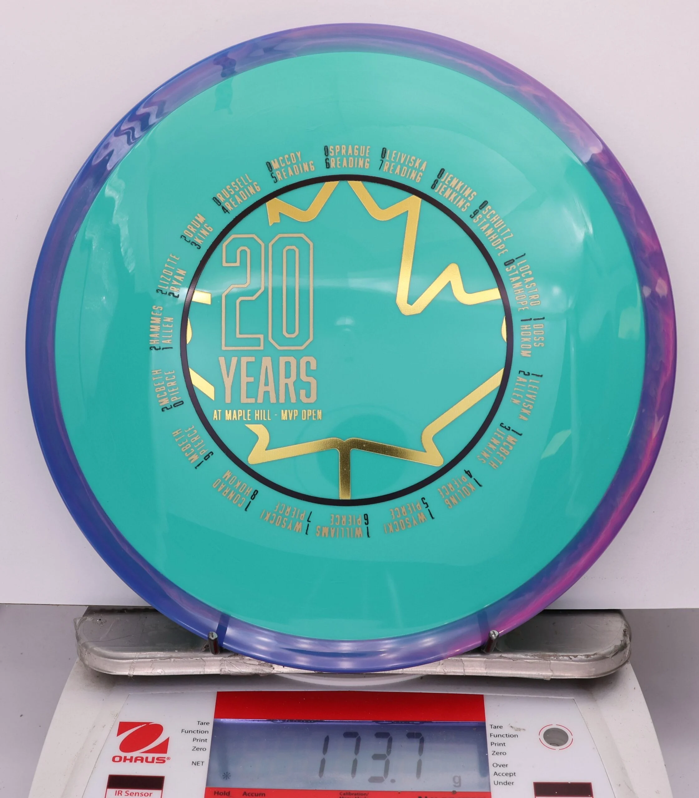 835817 ORIGINAL Simon Line Neutron Time-Lapse, 20 Years at Maple Hill - #11 Blurple-Teal, 174