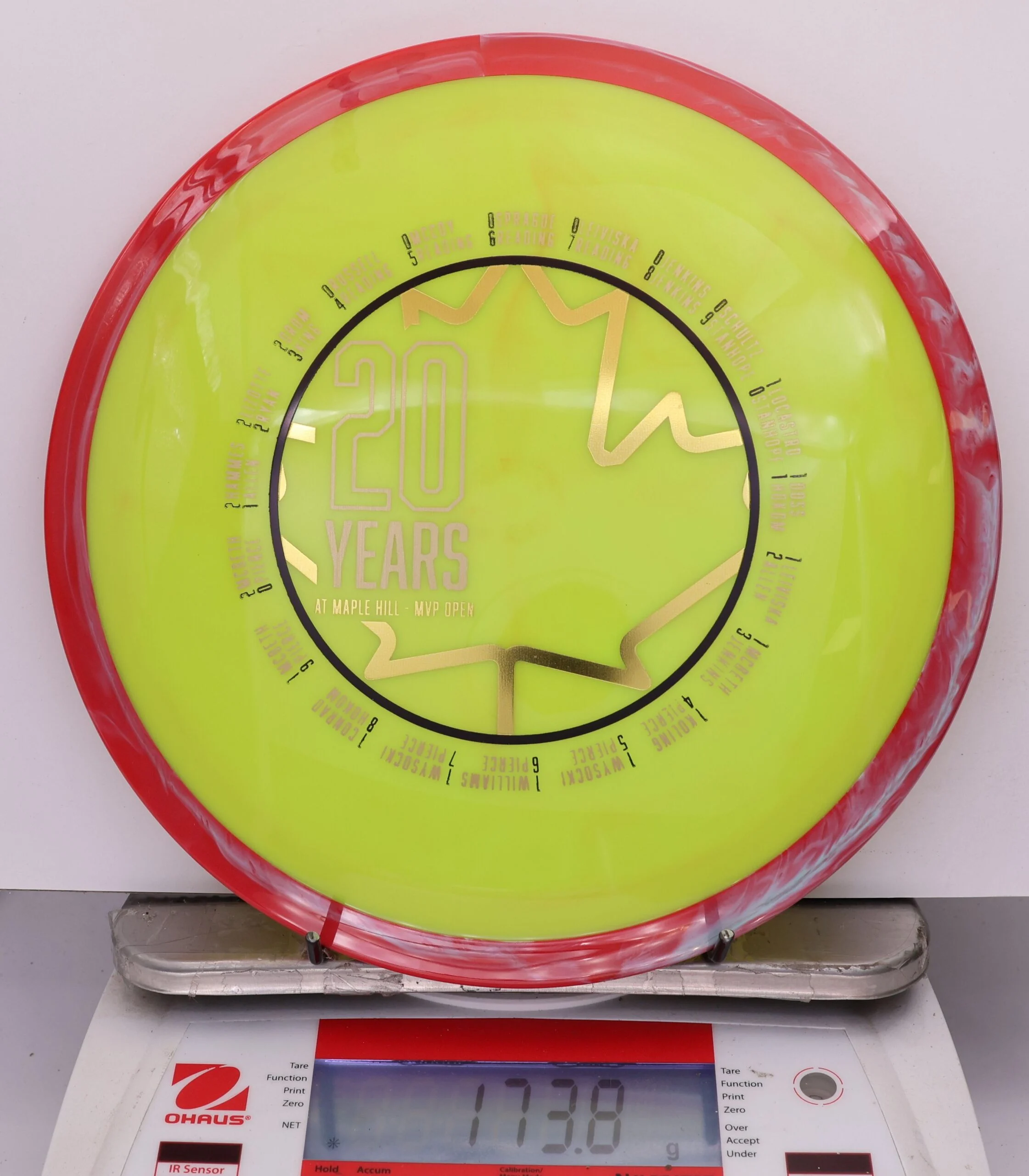 835851 ORIGINAL Simon Line Neutron Time-Lapse, 20 Years at Maple Hill - #16 Red-Yellow, 174