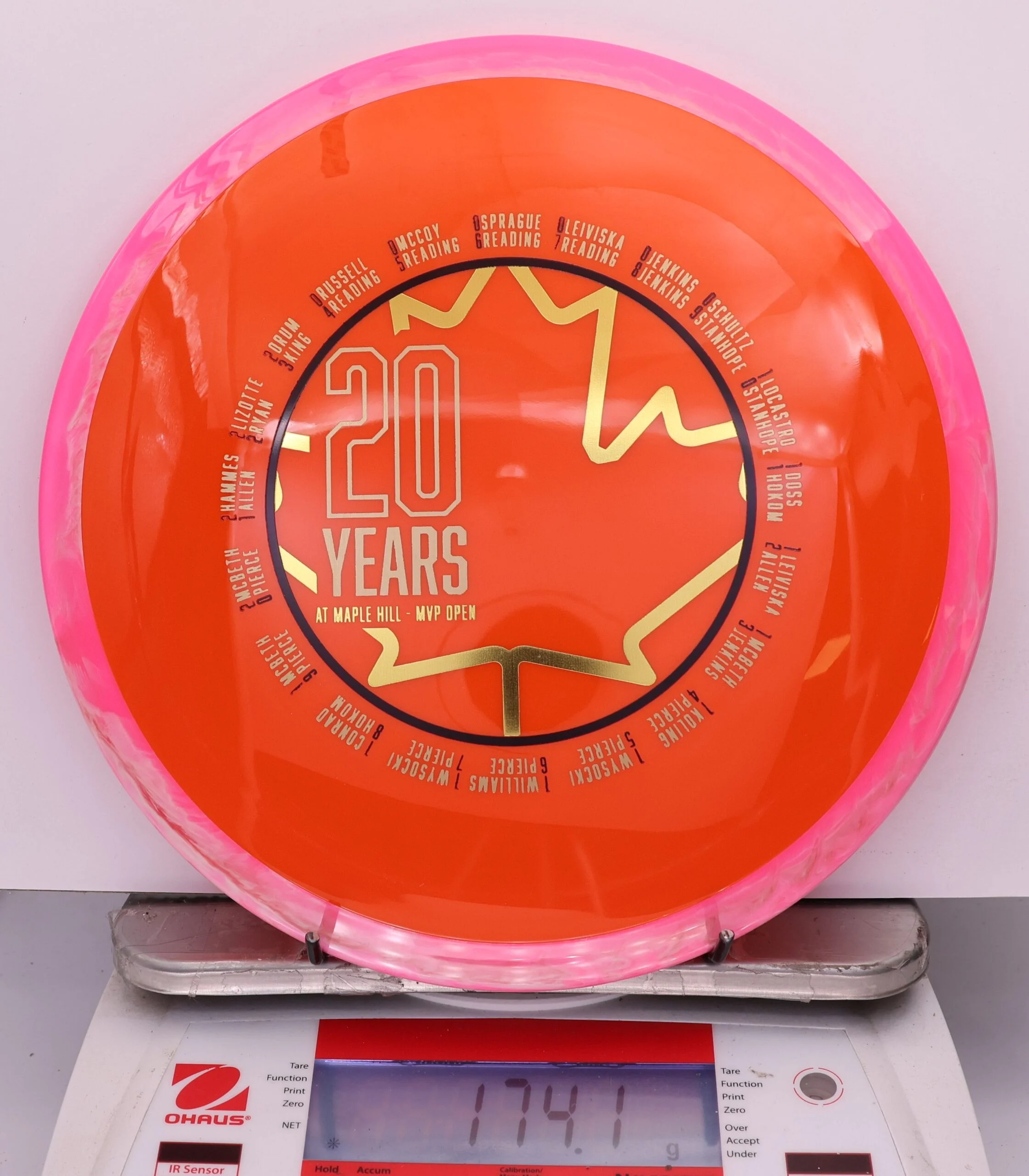 835883 ORIGINAL Simon Line Neutron Time-Lapse, 20 Years at Maple Hill - #19 Pink-Orange, 174