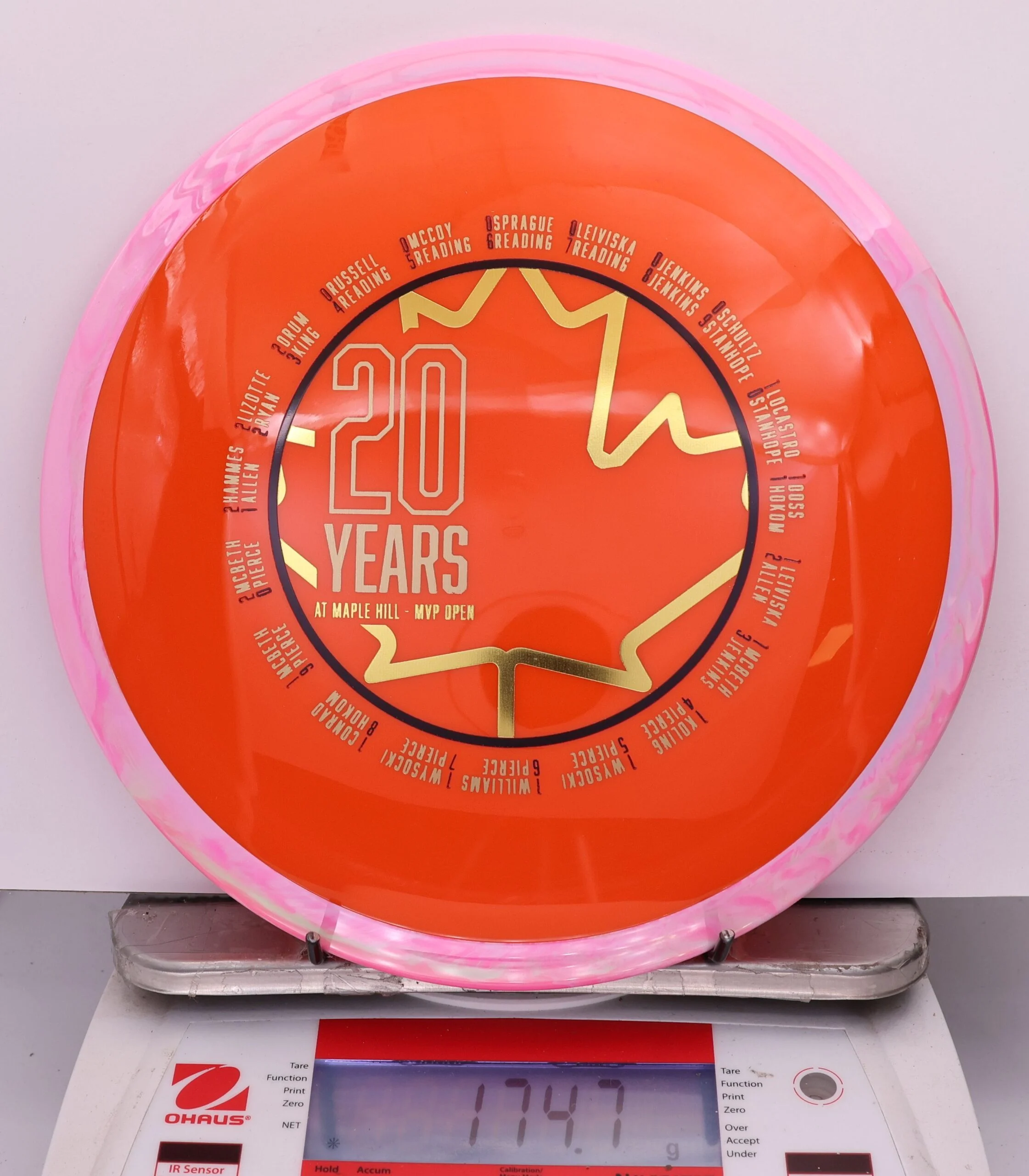 835884 ORIGINAL Simon Line Neutron Time-Lapse, 20 Years at Maple Hill - #20 Pink-Orange, 175