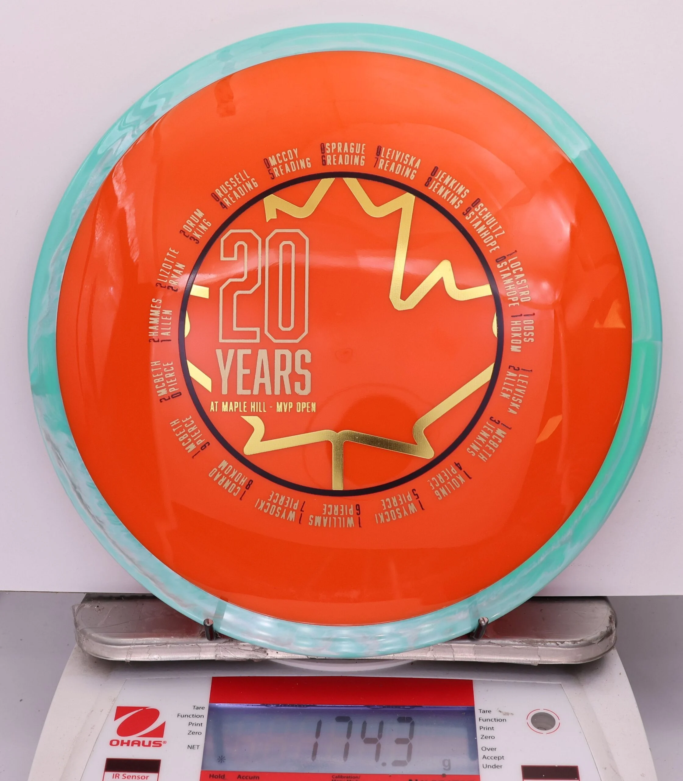 835916 ORIGINAL Simon Line Neutron Time-Lapse, 20 Years at Maple Hill - #23 LtBlue-Orange, 174
