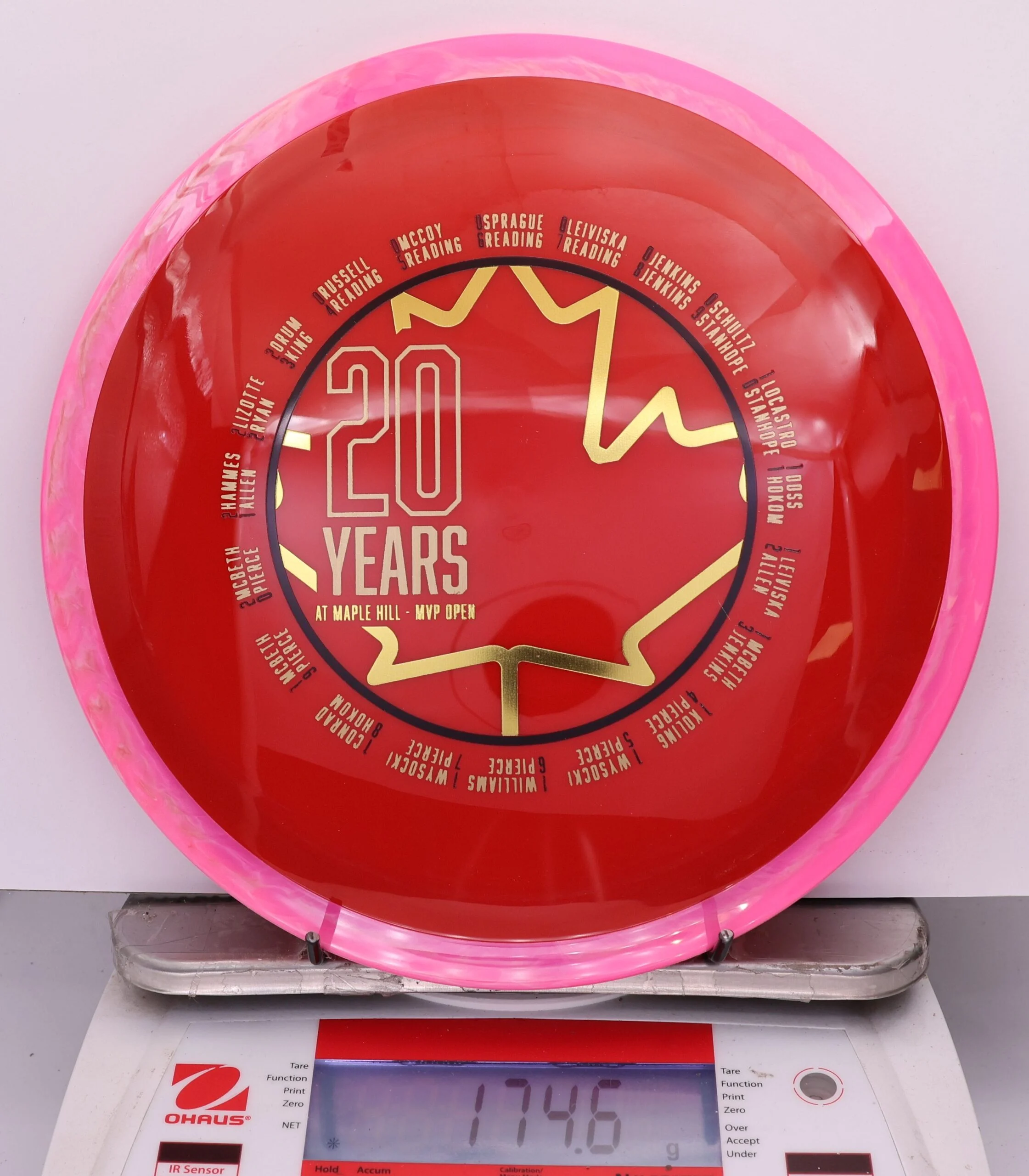 835919 ORIGINAL Simon Line Neutron Time-Lapse, 20 Years at Maple Hill - #26 Magenta-Red, 175