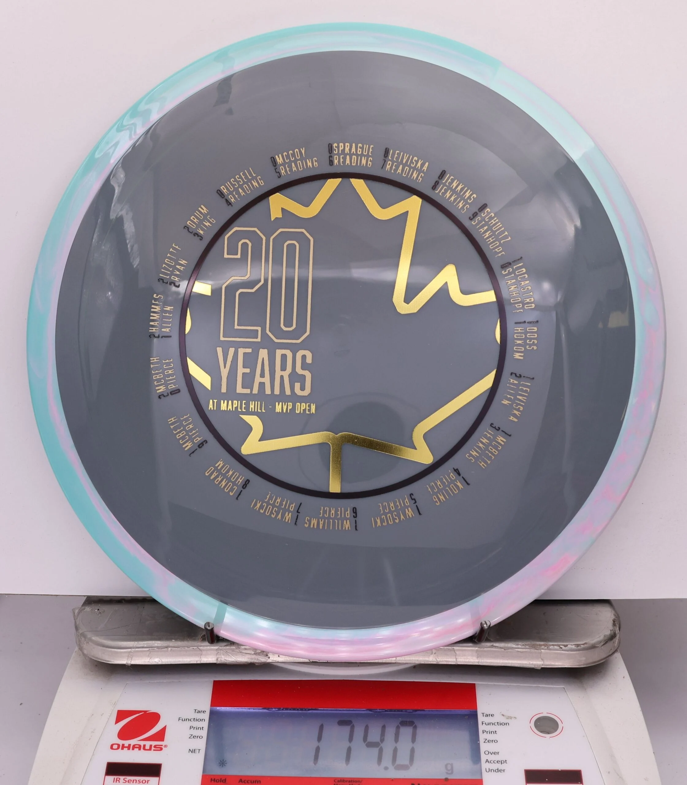 835950 ORIGINAL Simon Line Neutron Time-Lapse, 20 Years at Maple Hill - #28 LtBluPink-Gray, 174