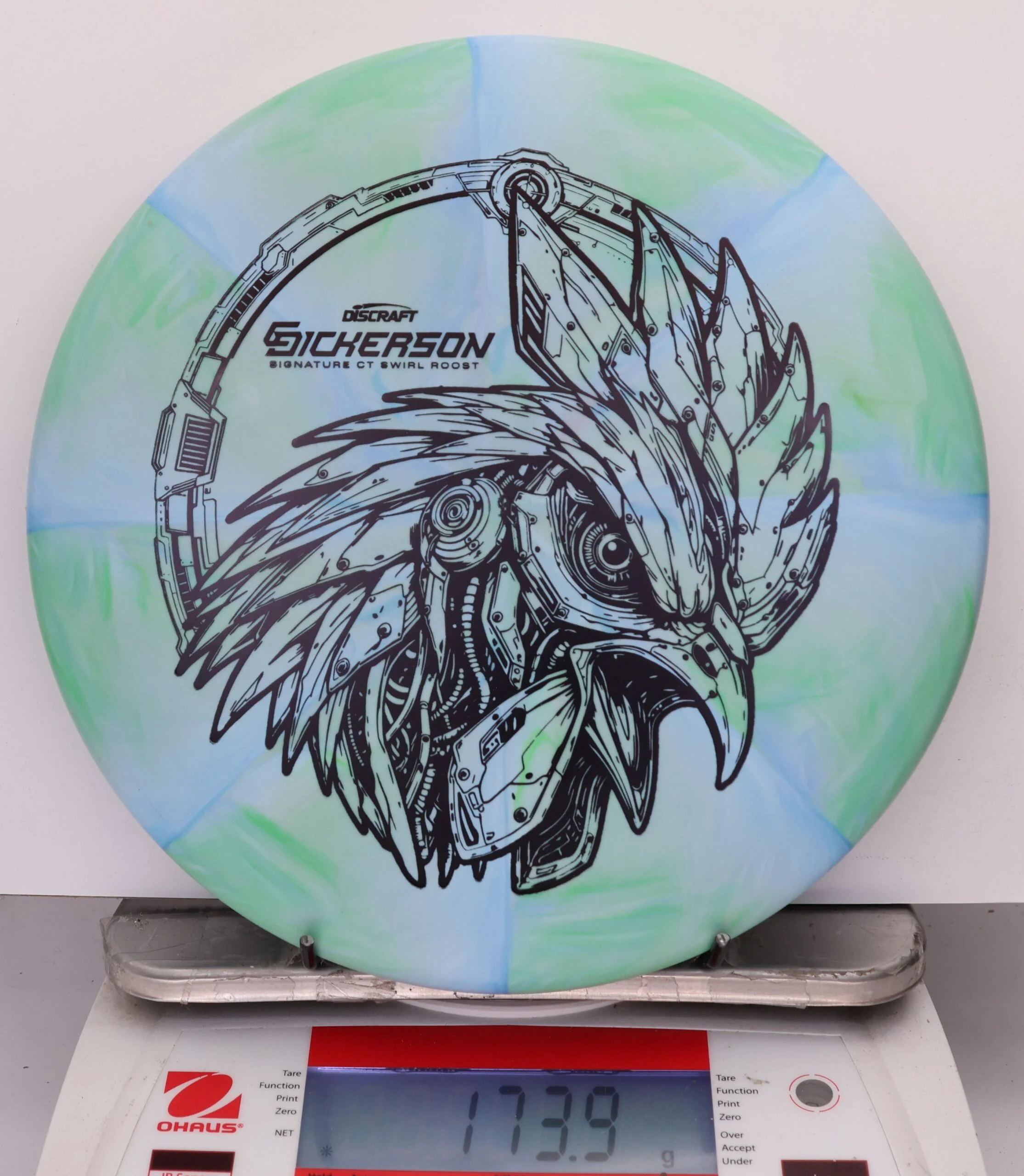 837016 Crazy Tuff Swirl Roost, Chris Dickerson - #10 LtBlueGreen, 174