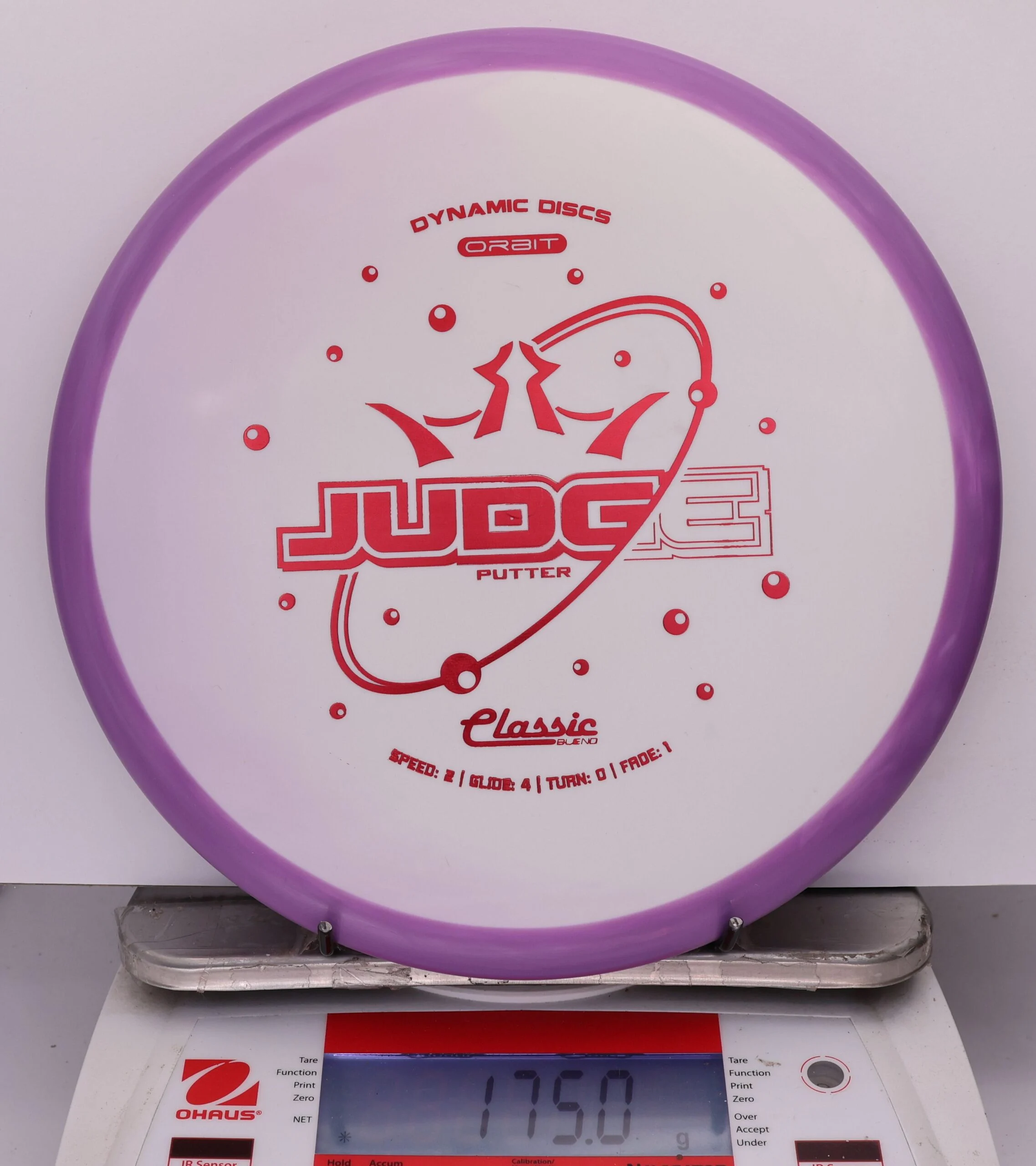 837165 Classic Blend Orbit Judge - #60 Purple-White, 175