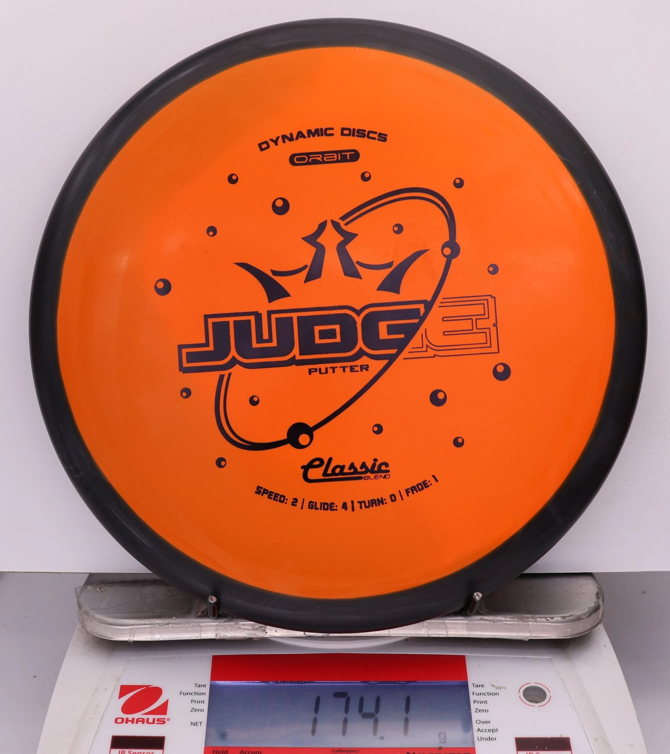 837168 Classic Blend Orbit Judge - #63 Black-Orange, 174