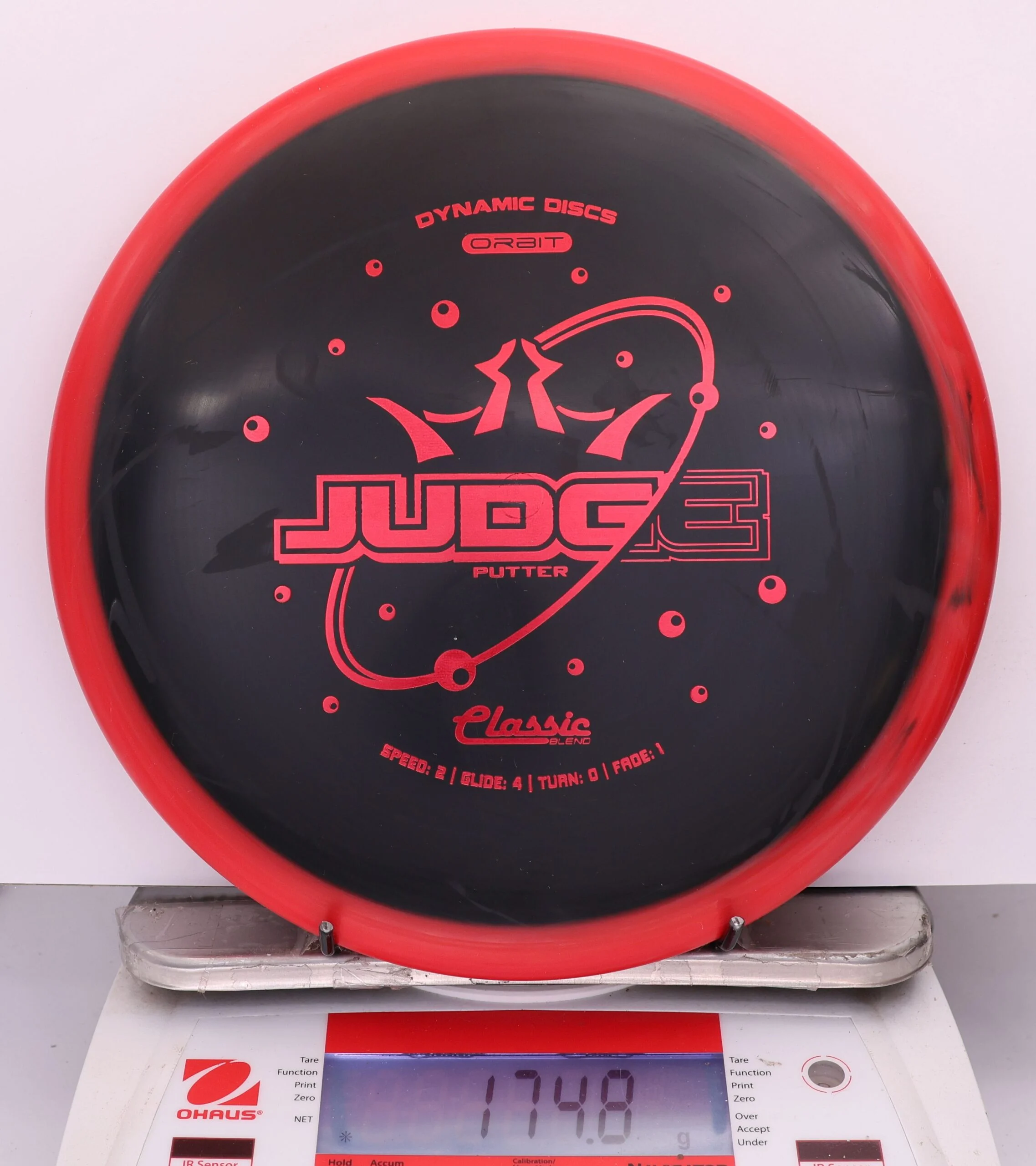 837177 Classic Blend Orbit Judge - #67 Red-Black, 175