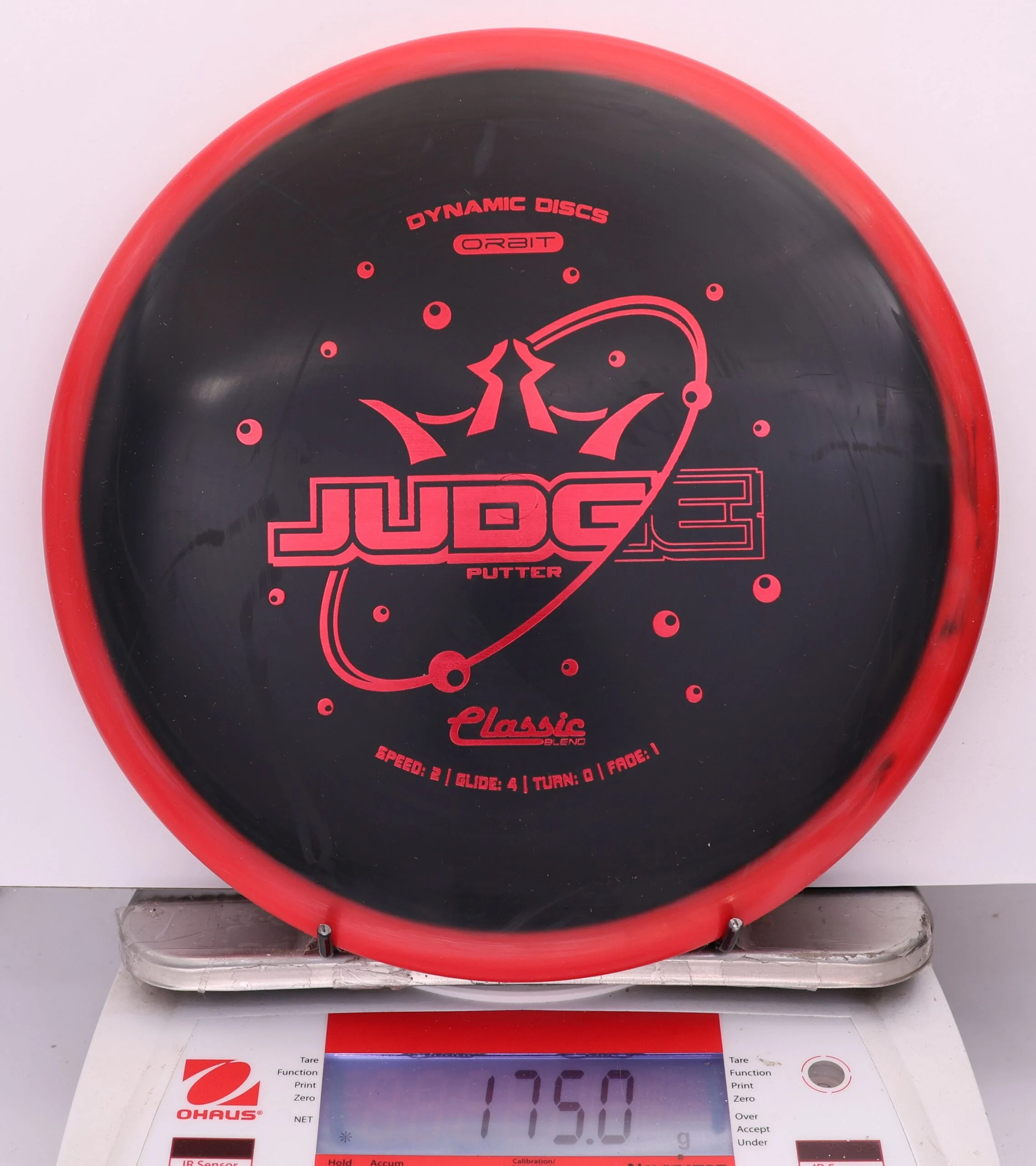 837178 Classic Blend Orbit Judge - #68 Red-Black, 175