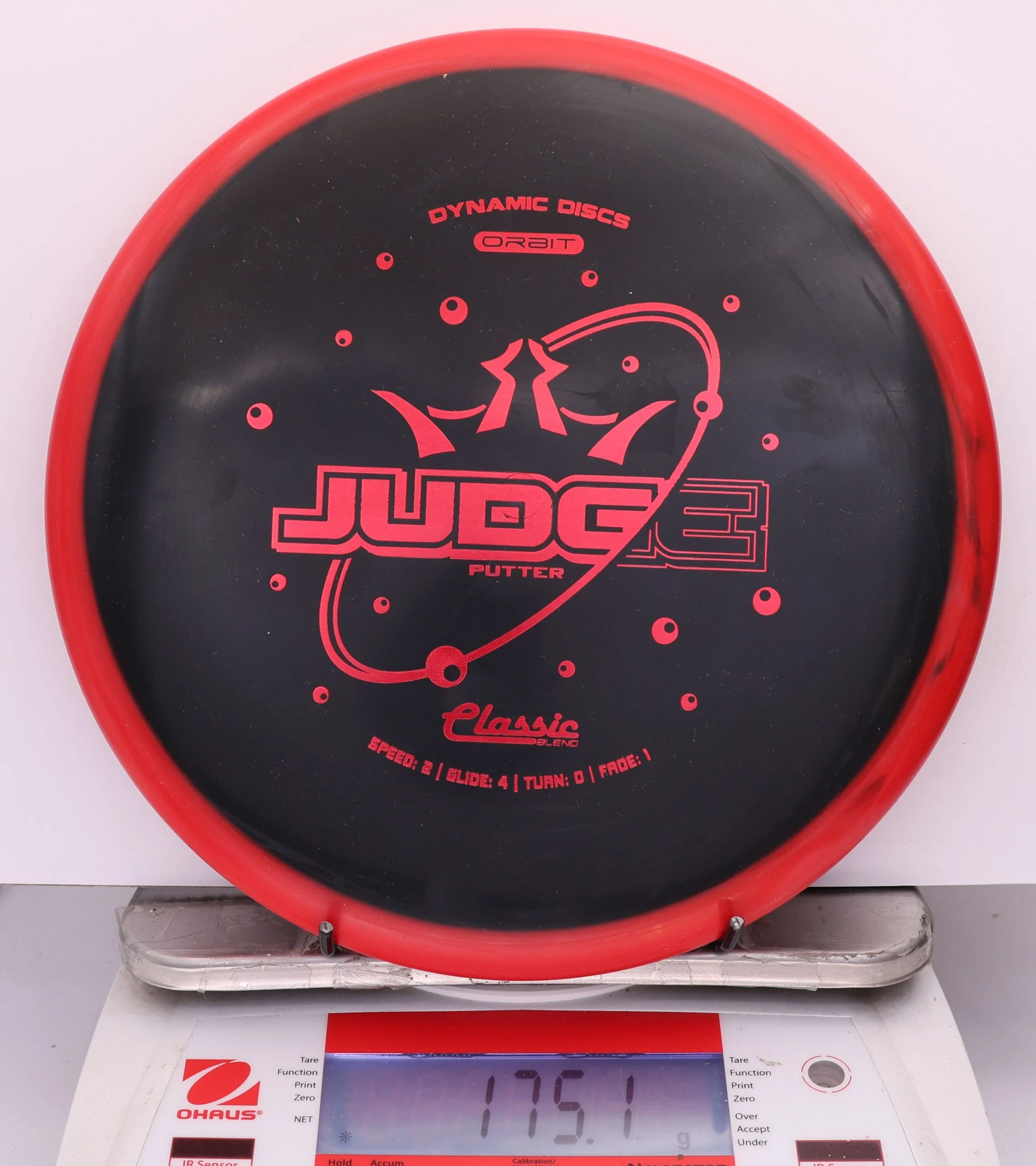837179 Classic Blend Orbit Judge - #69 Red-Black, 175