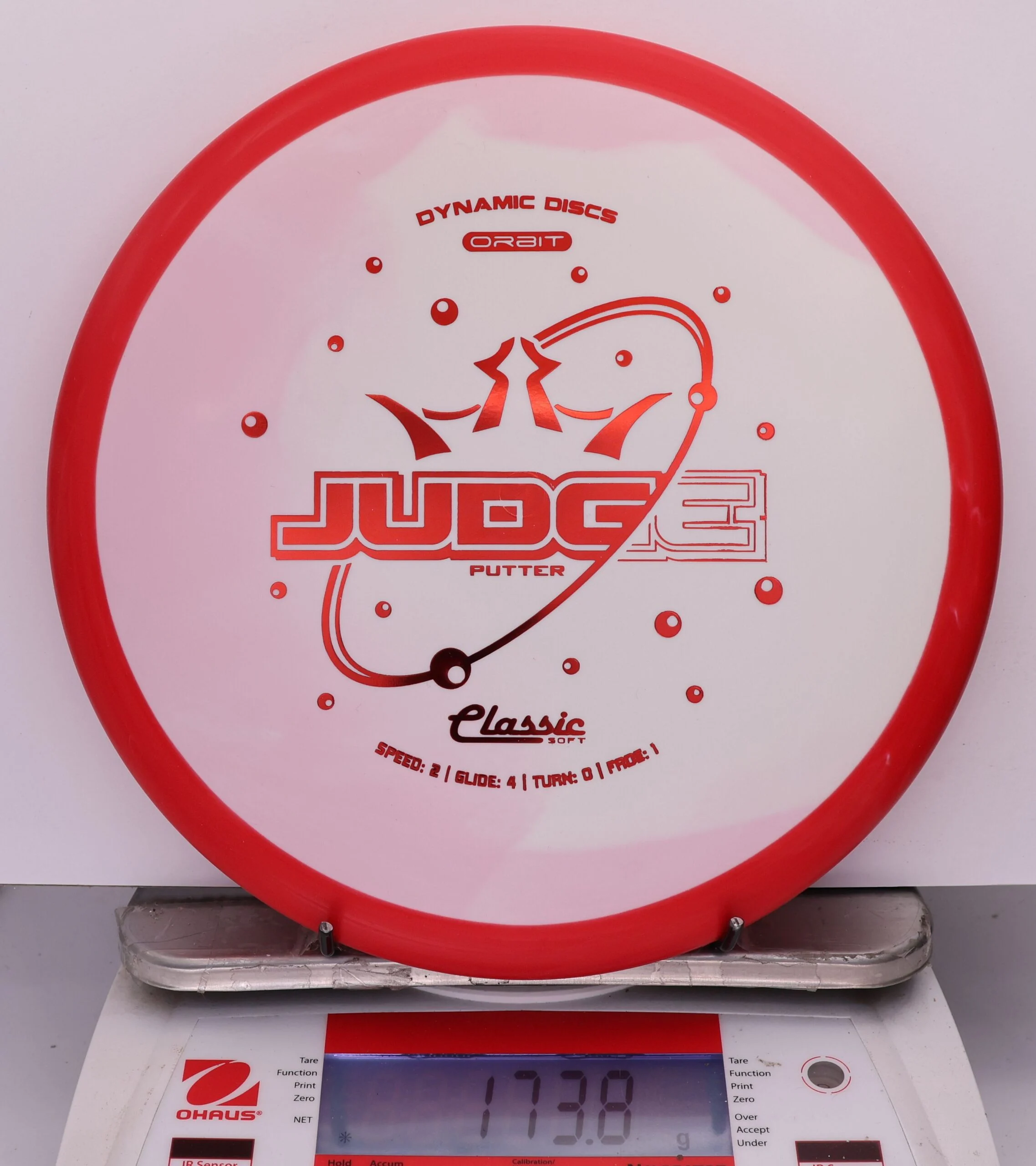 837222 Classic Soft Orbit Judge - #61 Red-White, 174