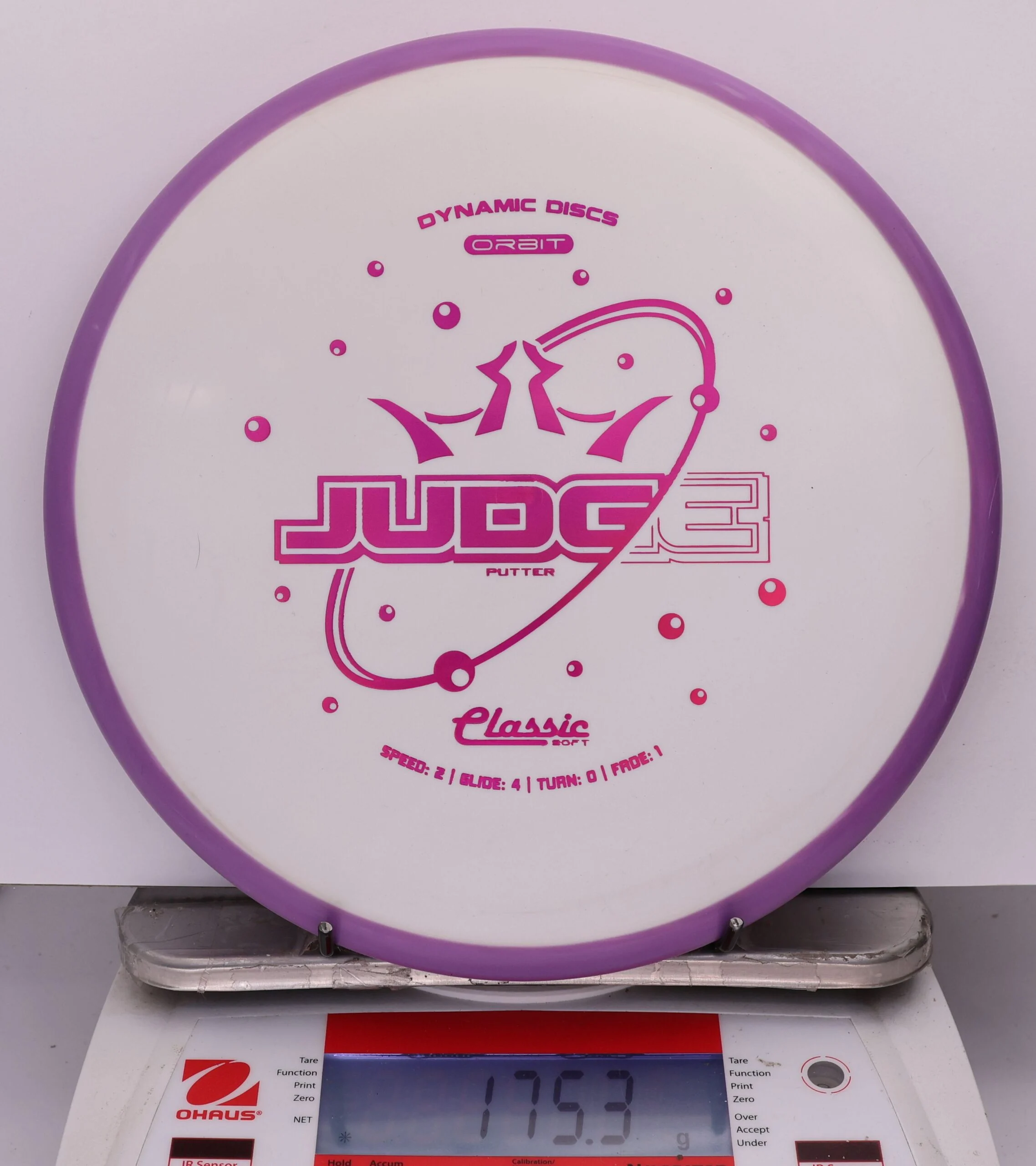 837246 Classic Soft Orbit Judge - #71 Purple-White, 175