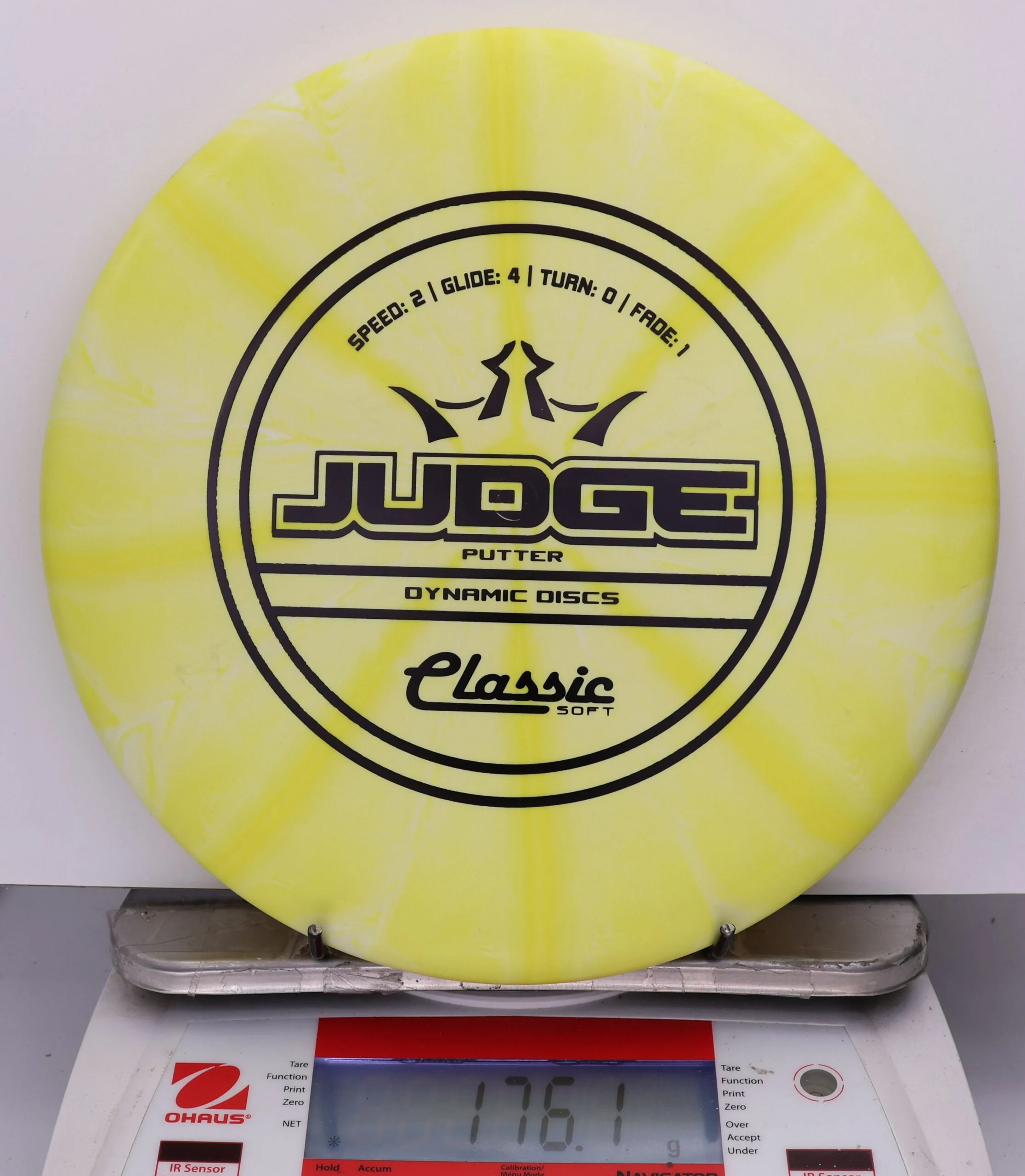 837623 Classic Soft Burst Judge - #60 Yellow, 176