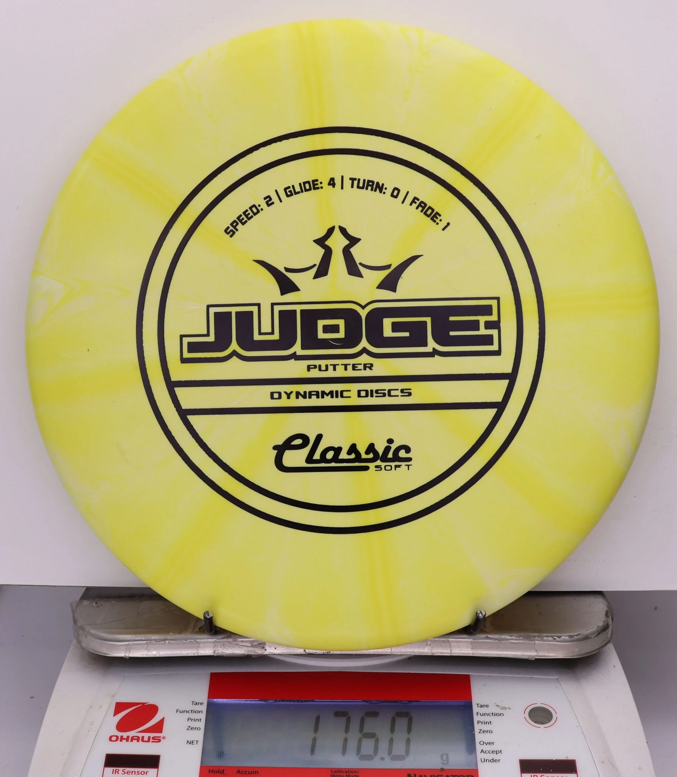 837624 Classic Soft Burst Judge - #61 Yellow, 176