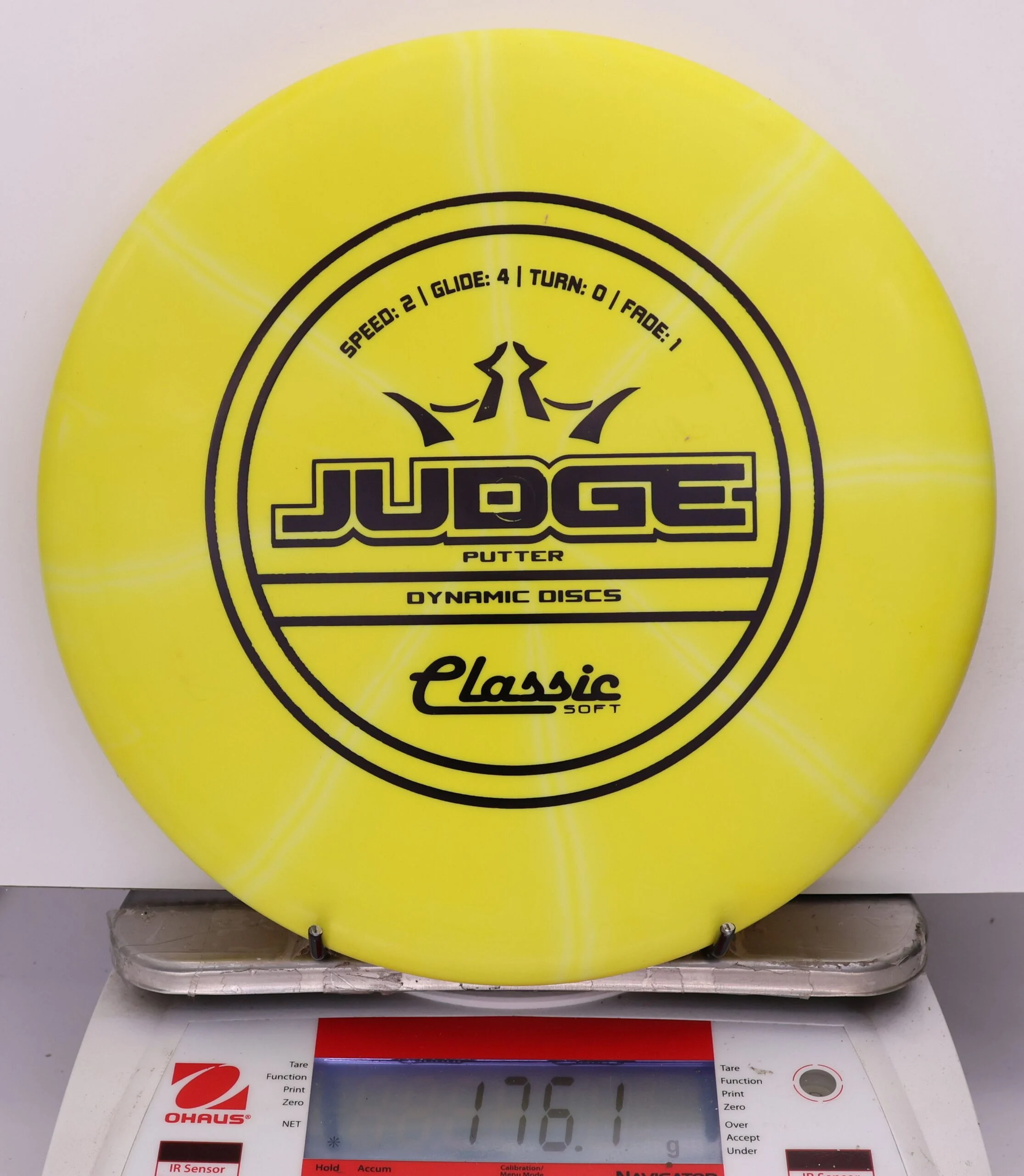 837626 Classic Soft Burst Judge - #63 Yellow, 176