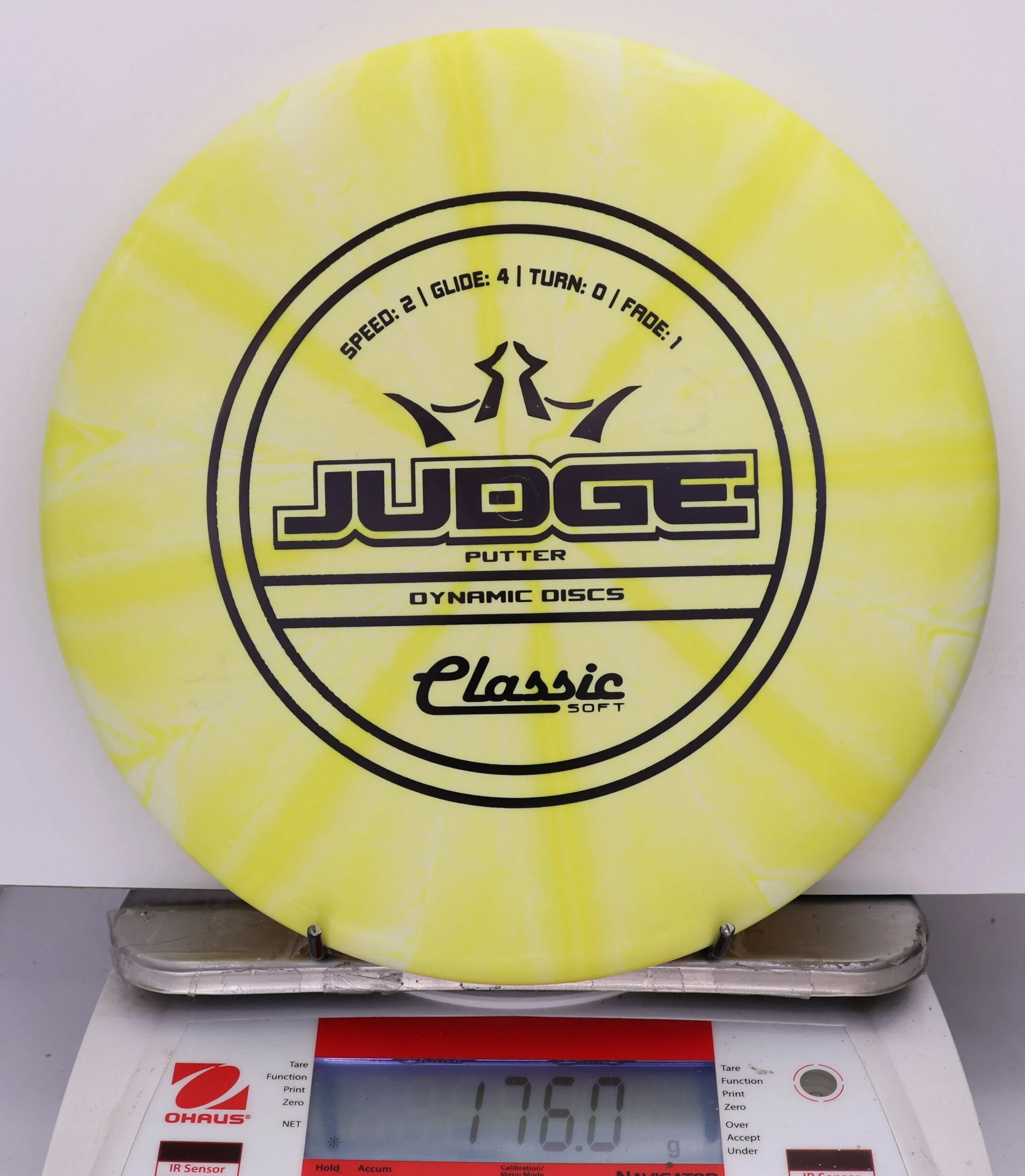 837640 Classic Soft Burst Judge - #66 Yellow, 176