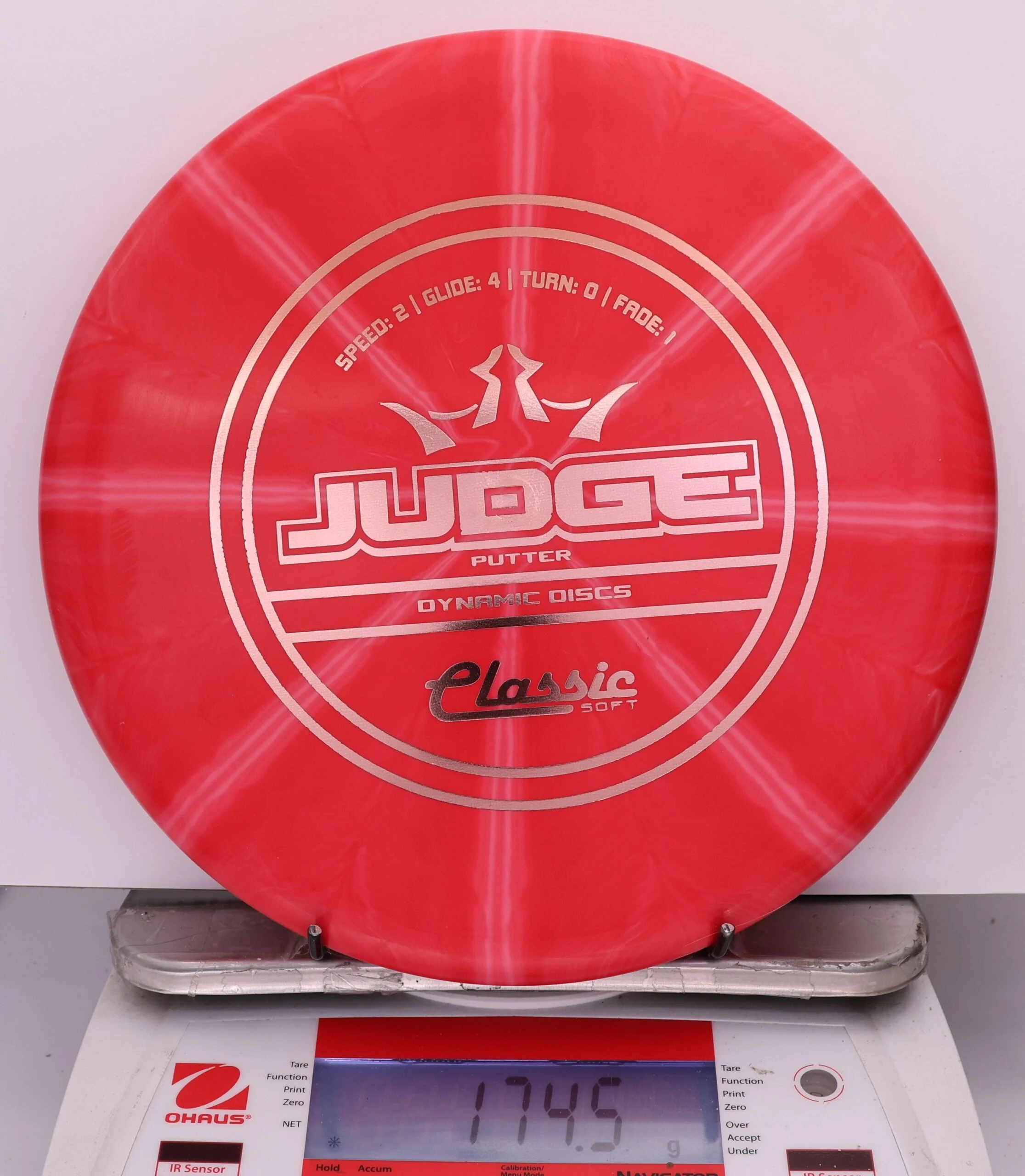 837642 Classic Soft Burst Judge - #68 Red, 175