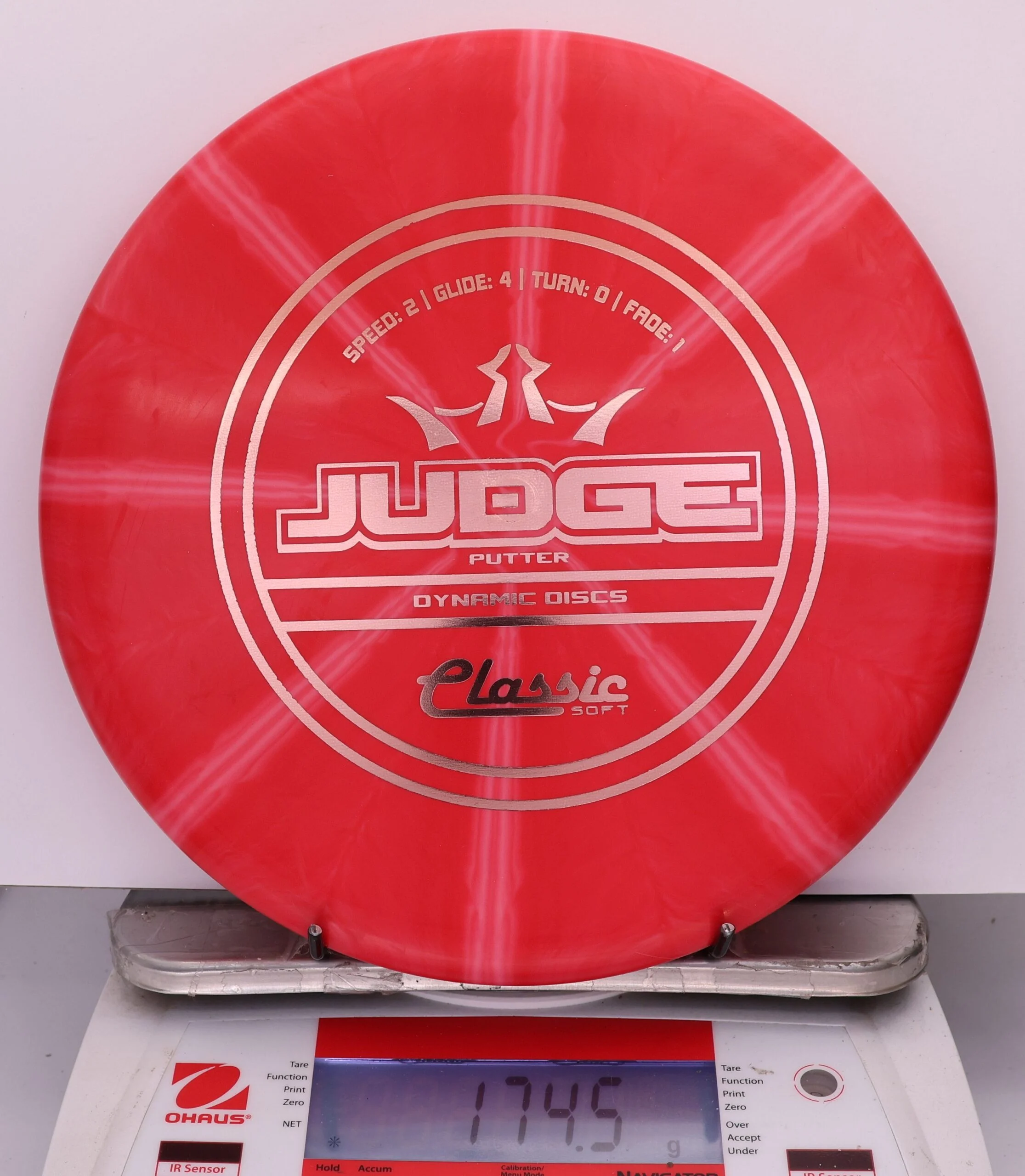 837643 Classic Soft Burst Judge - #69 Red, 175