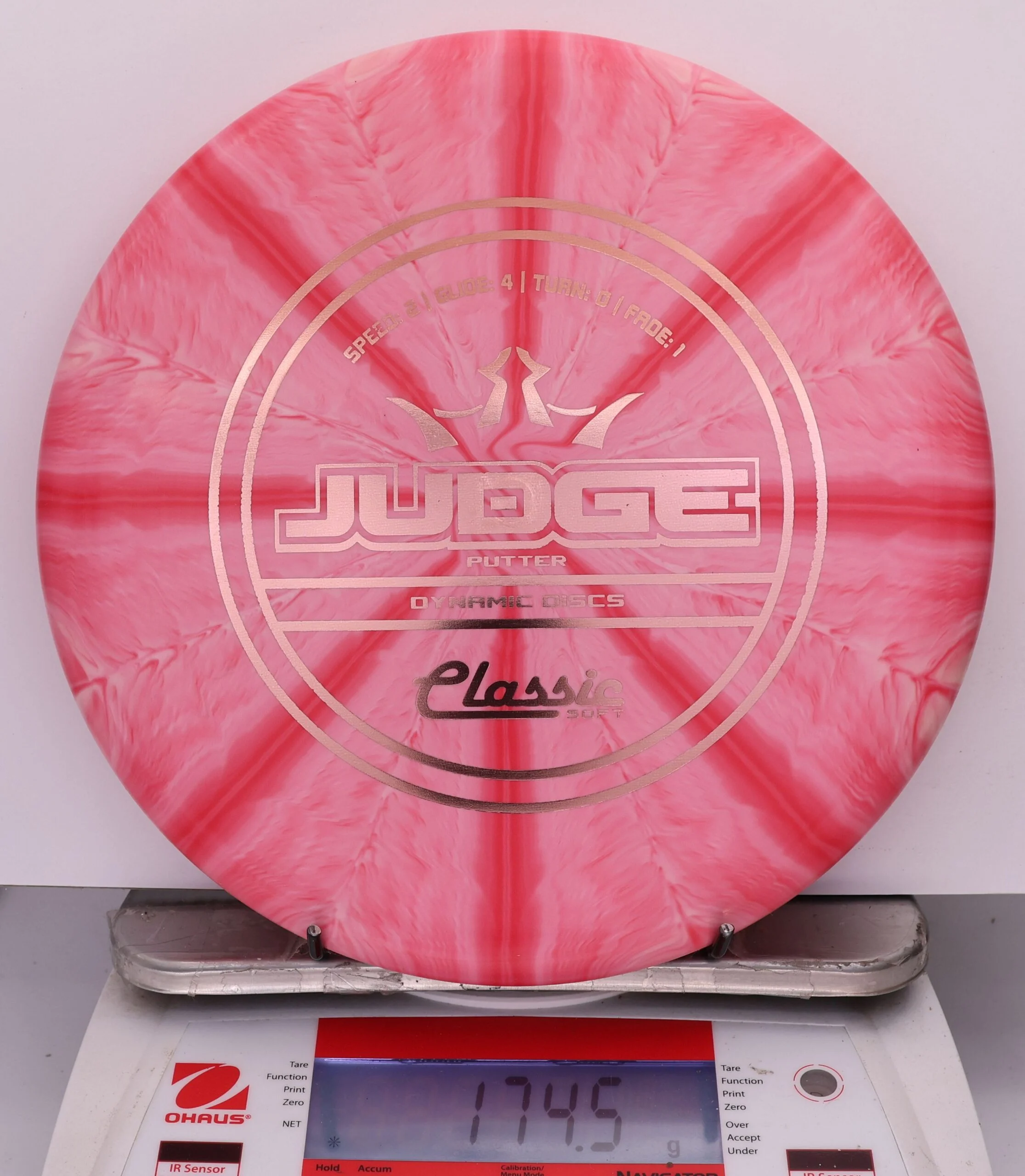 837655 Classic Soft Burst Judge - #70 Red, 175