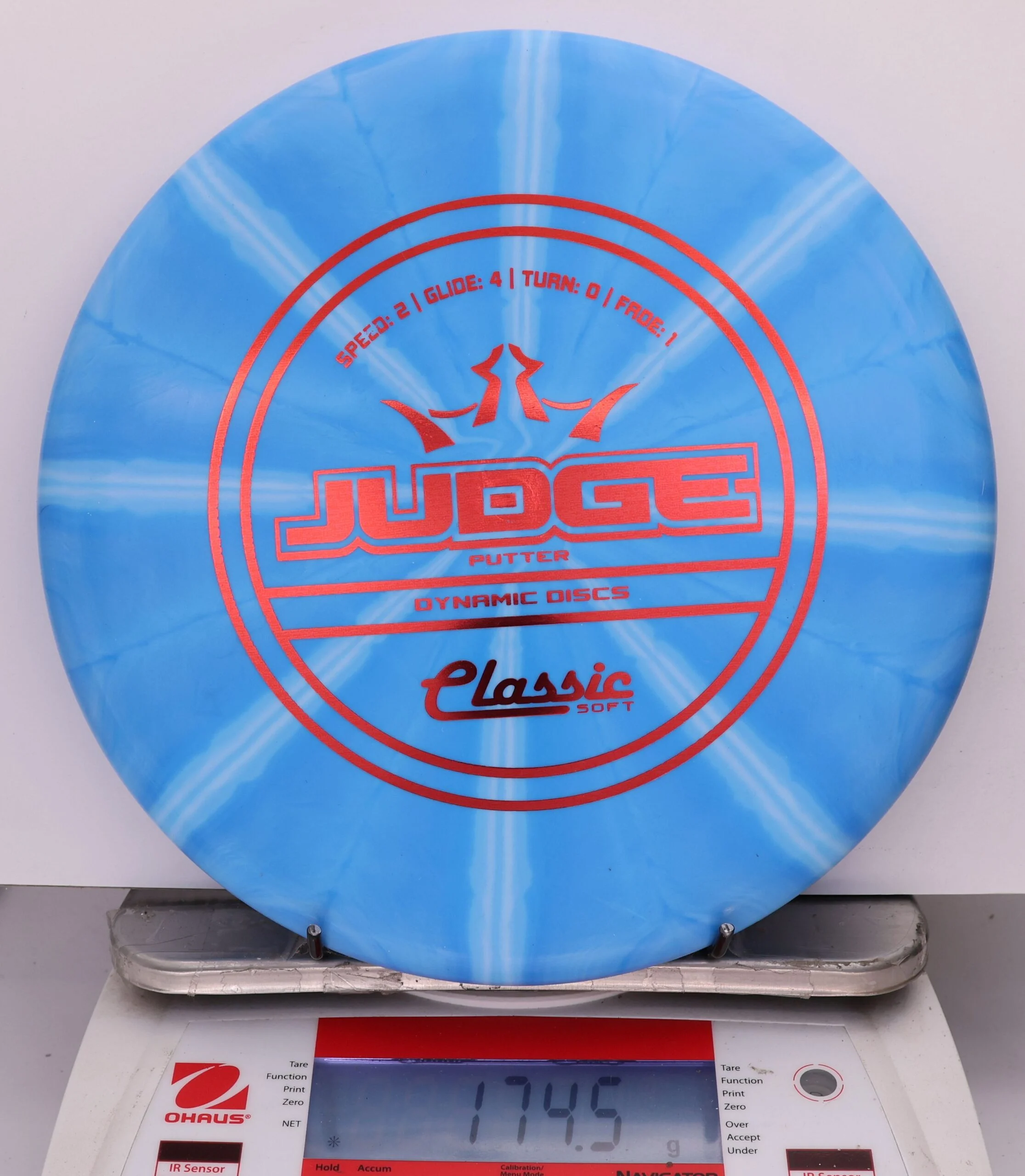 837671 Classic Soft Burst Judge - #75 Blue, 175