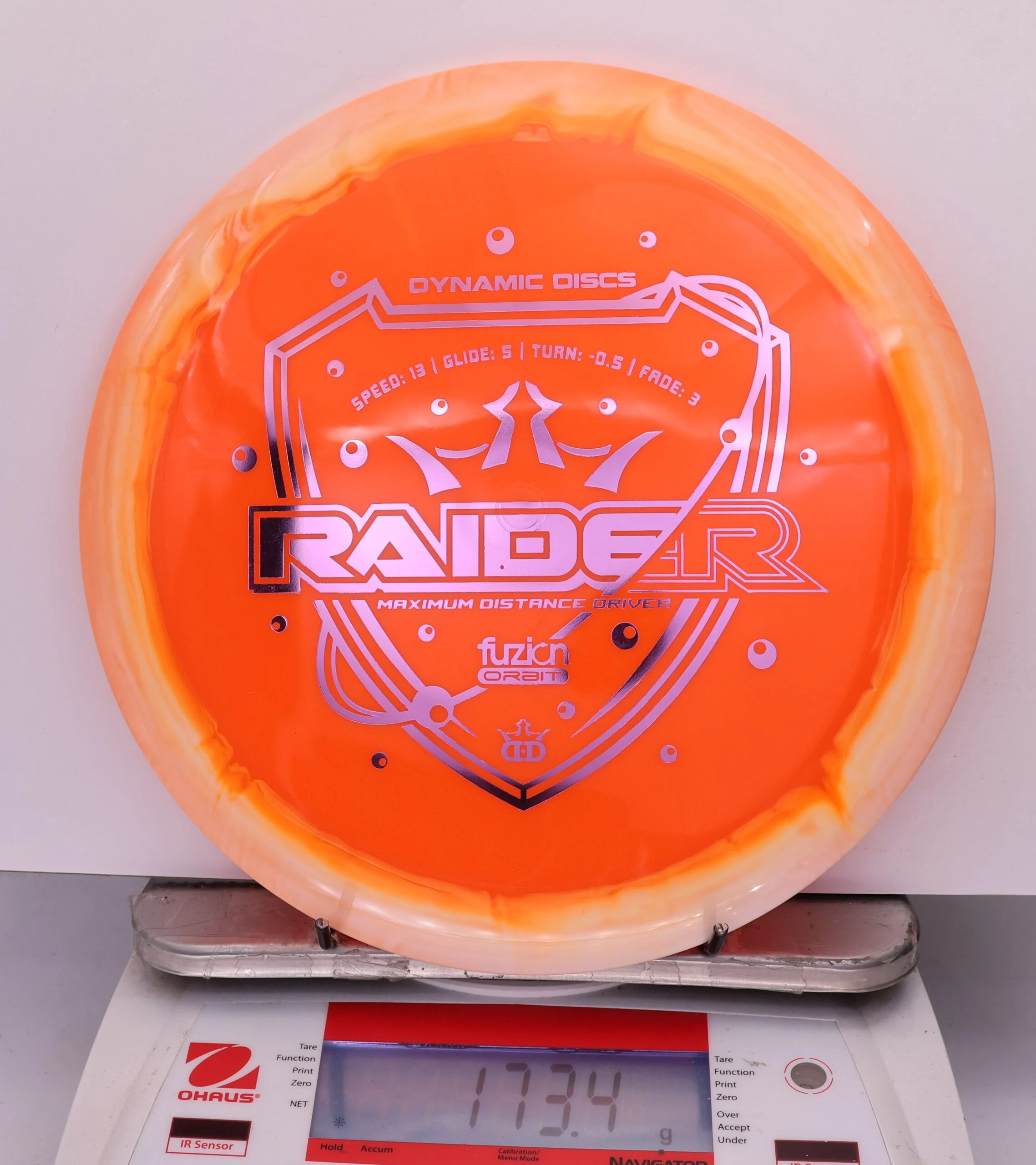 838461 Fuzion Orbit Raider - #63 White-Orange, 173