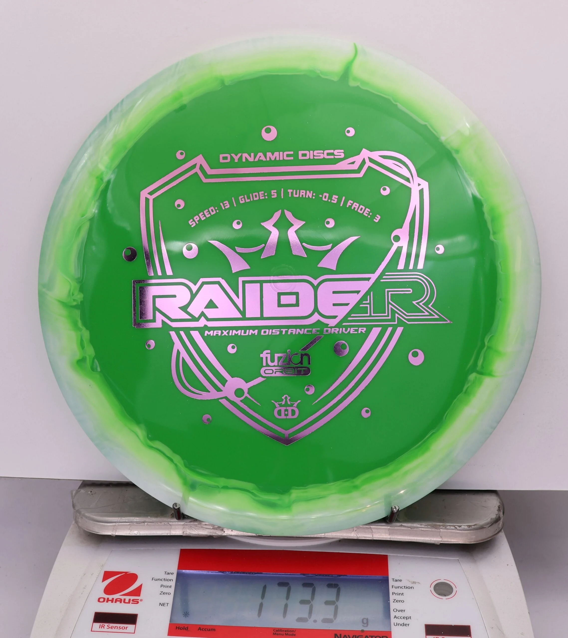 838462 Fuzion Orbit Raider - #64 White-Green, 173