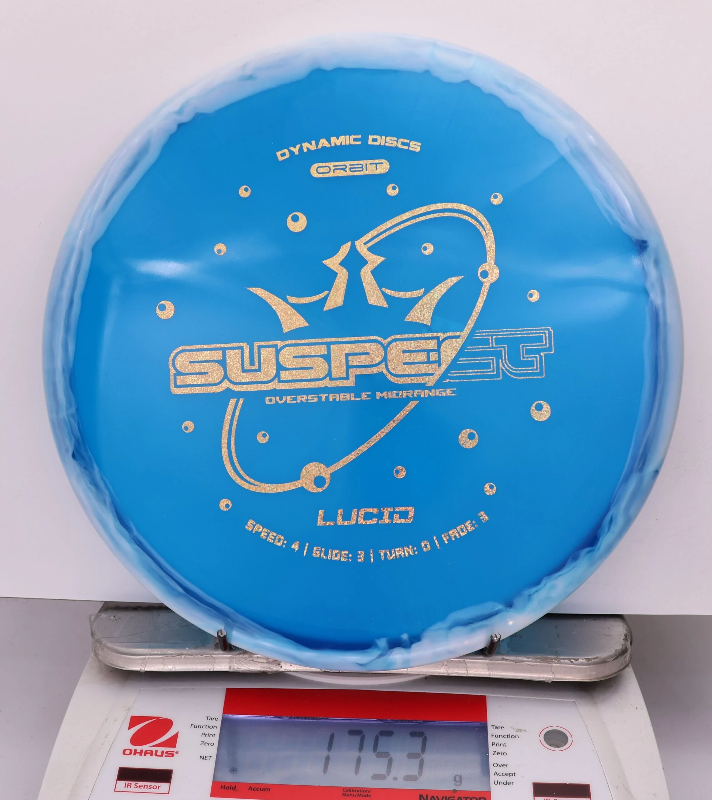 838469 Lucid Orbit Suspect - #60 White-Blue, 175