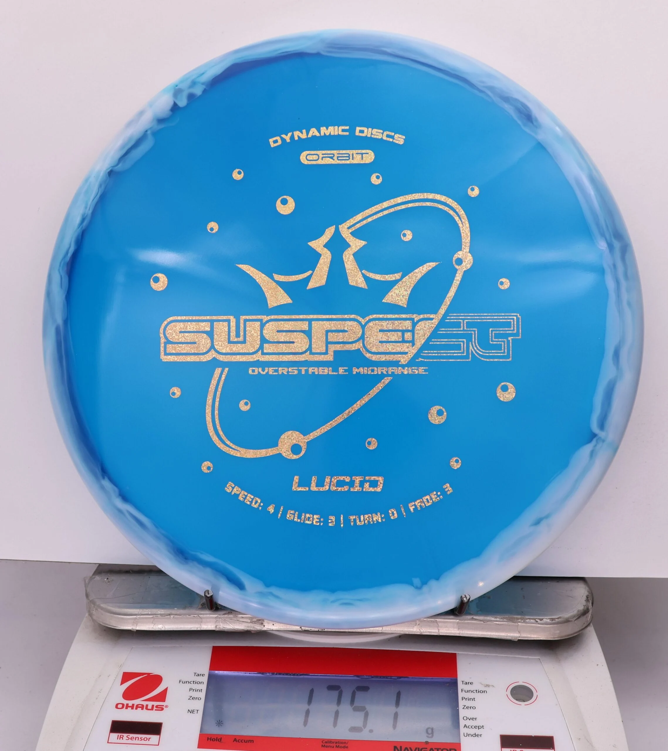 838472 Lucid Orbit Suspect - #63 White-Blue, 175