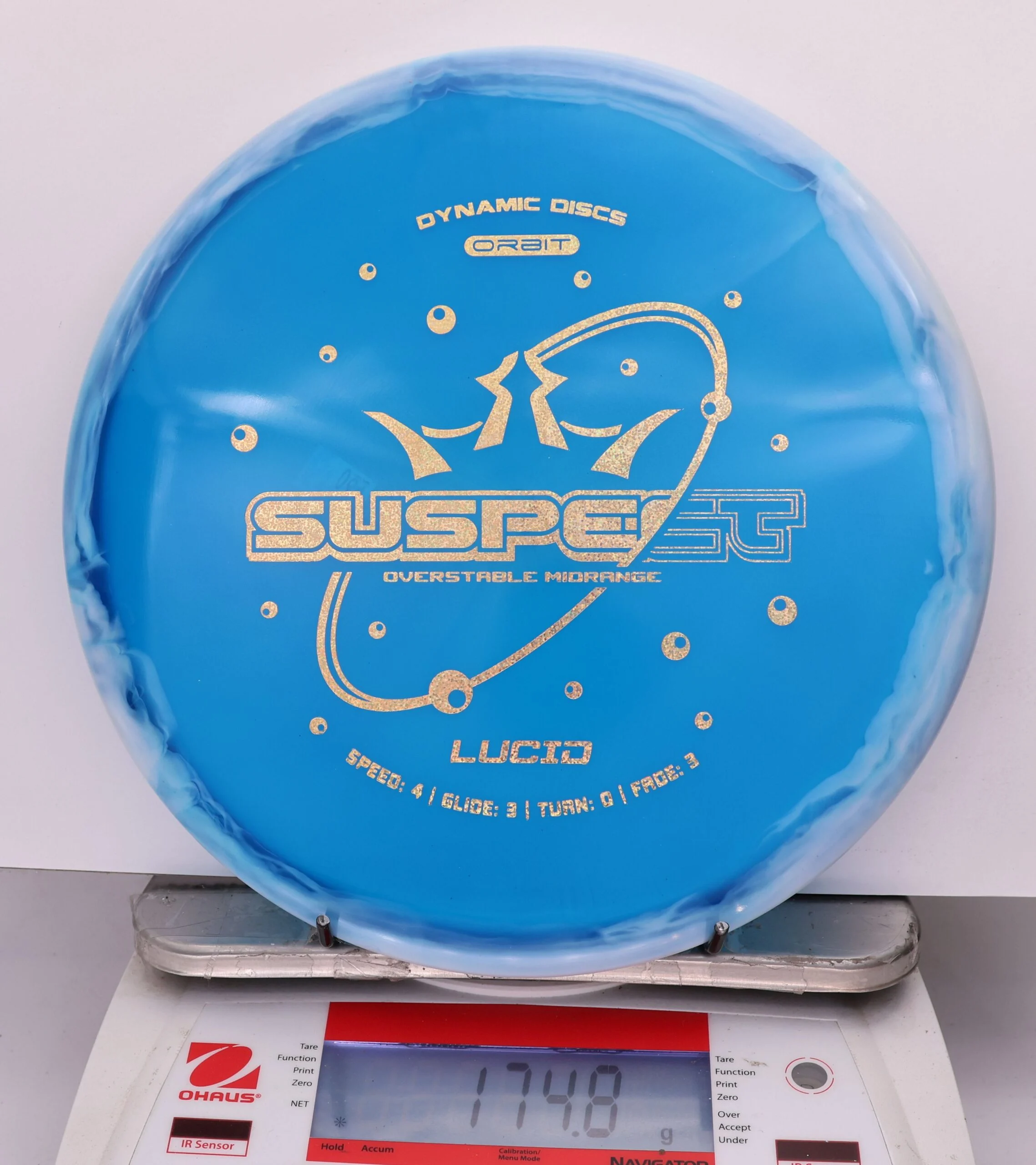 838473 Lucid Orbit Suspect - #64 White-Blue, 175