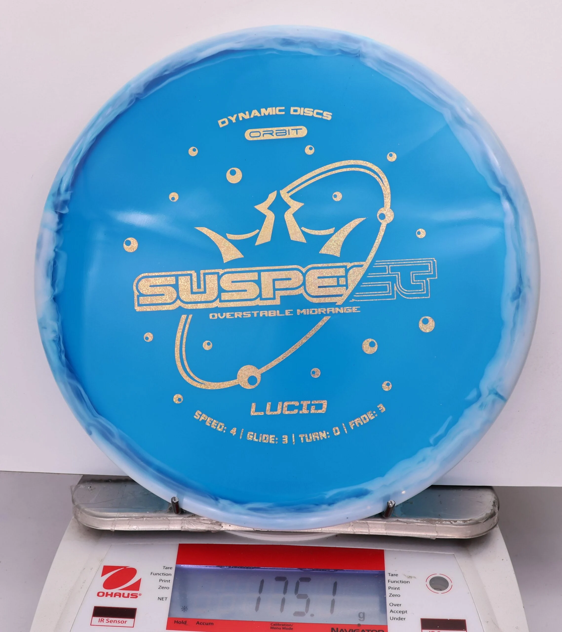 838475 Lucid Orbit Suspect - #65 White-Blue, 175