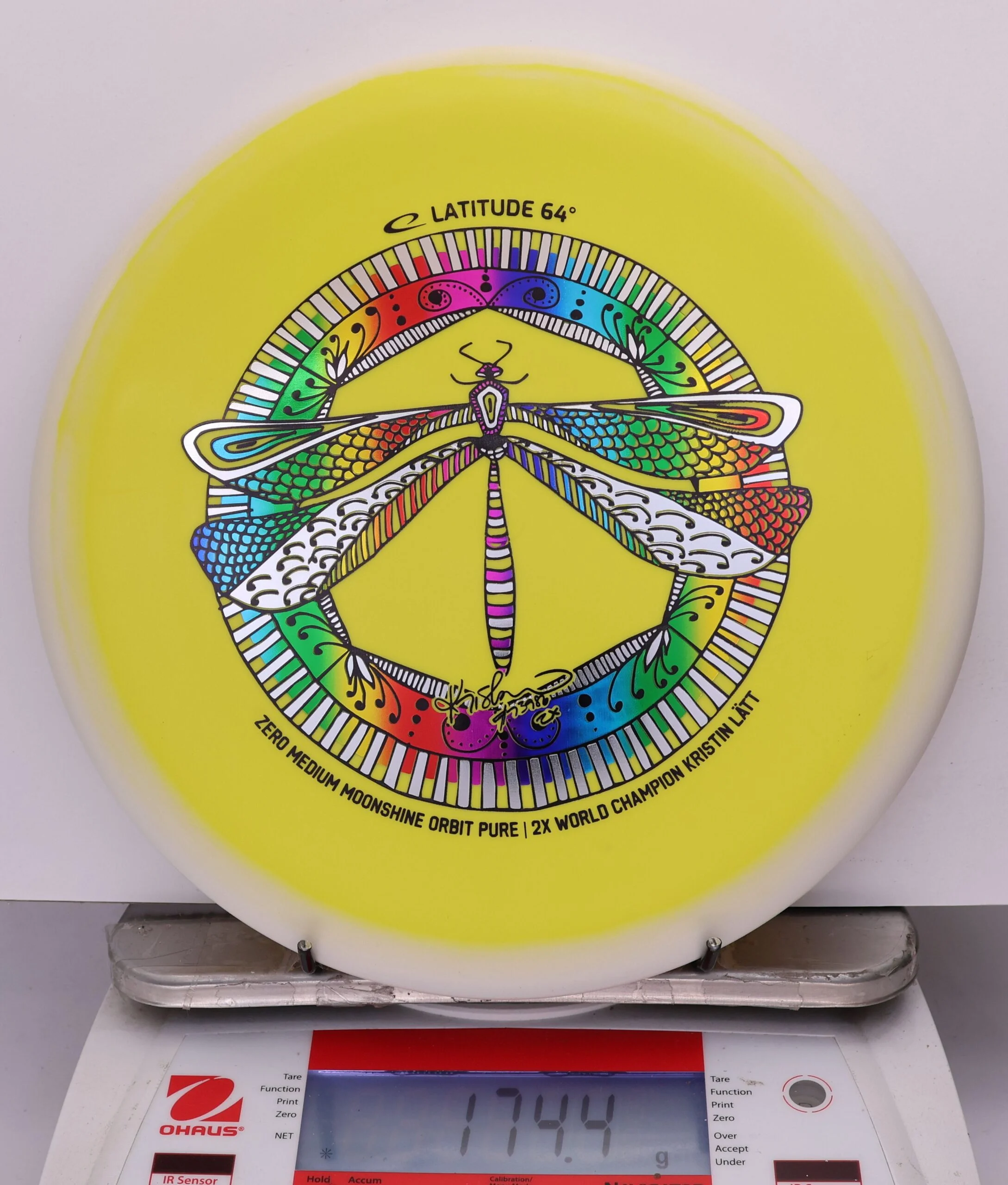 838778 Zero Medium Orbit Moonshine Pure, Kristin Latt 2026 Team Series - #62 White-Yellow, 174